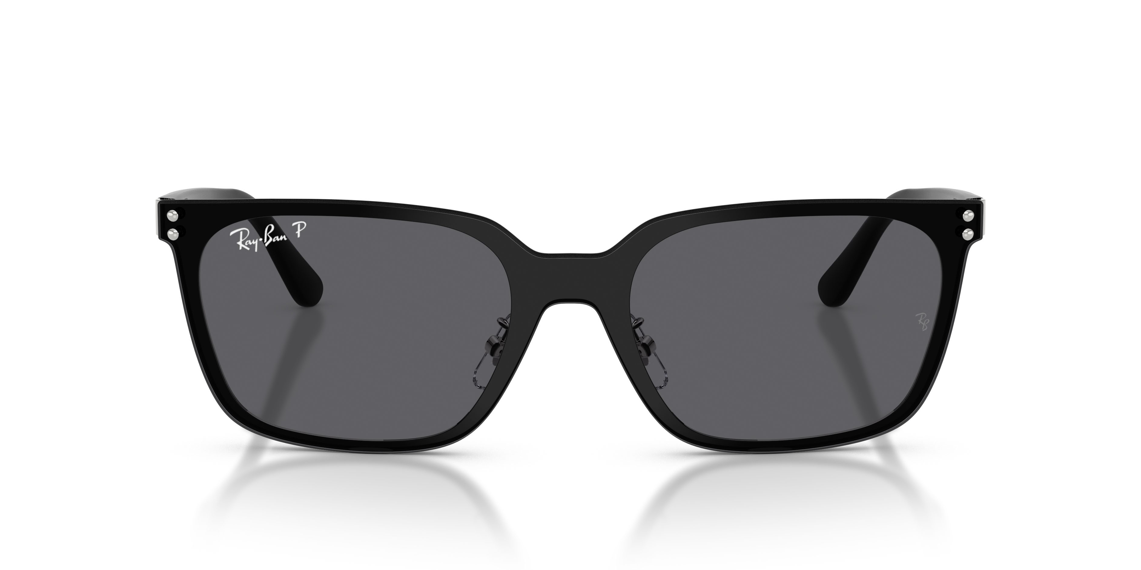 Sonnenbrillen Ray-Ban RB 3784D (003/81) farbe argento form quadratisch gläser polar grigio