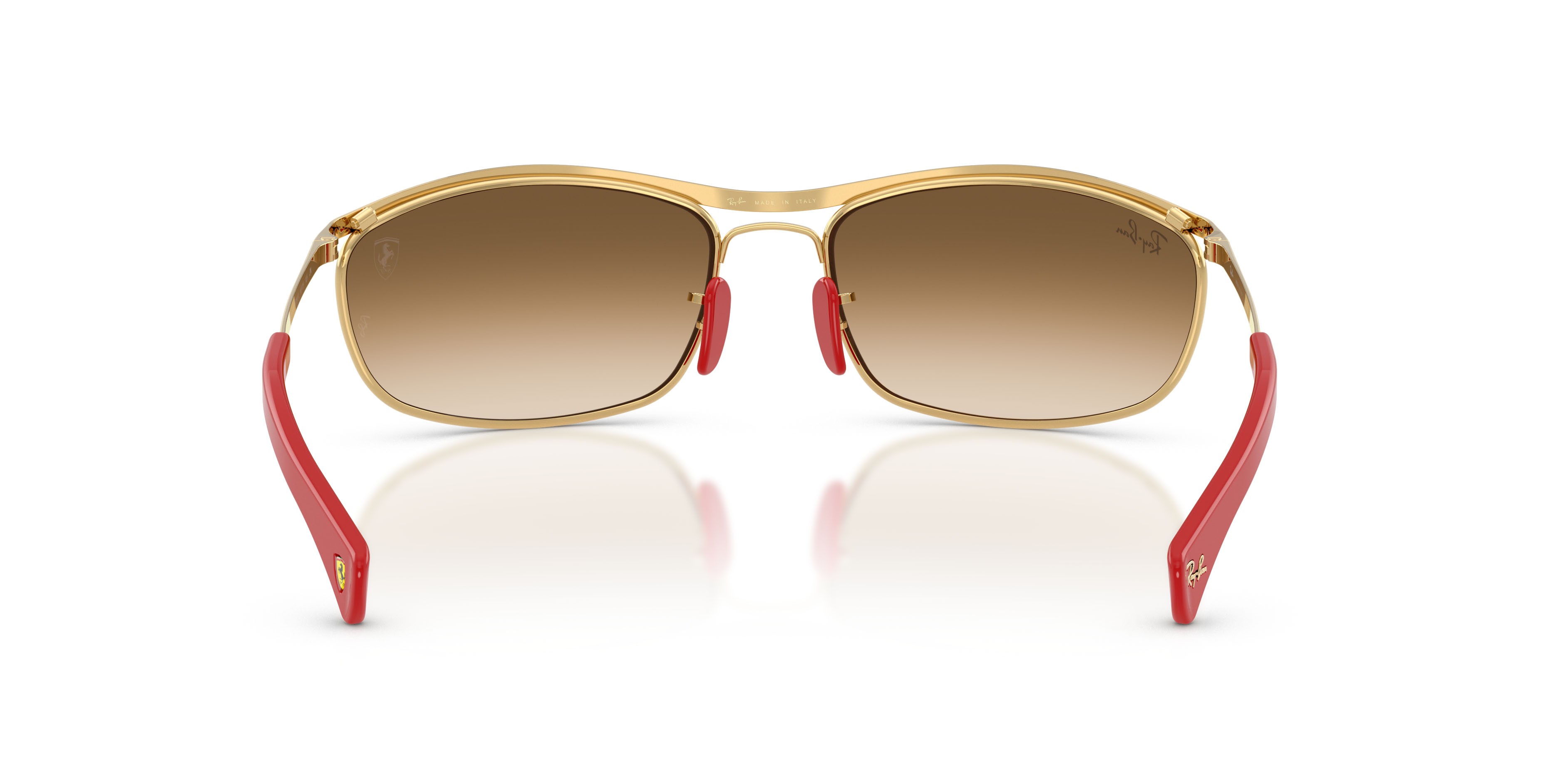 Sonnenbrillen Ray-Ban Scuderia Ferrari RB 3819M (F00851) farbe oro form oval gläser marrone