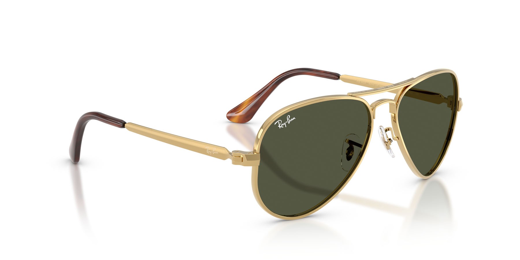Sonnenbrillen Ray-Ban Aviator Max RB 3925 (001/31) farbe oro arista form aviator gläser verde