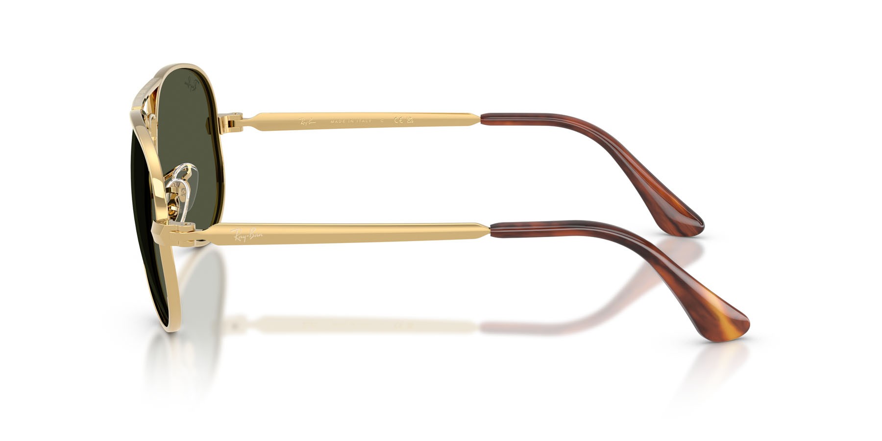 Sonnenbrillen Ray-Ban Aviator Max RB 3925 (001/31) farbe oro arista form aviator gläser verde