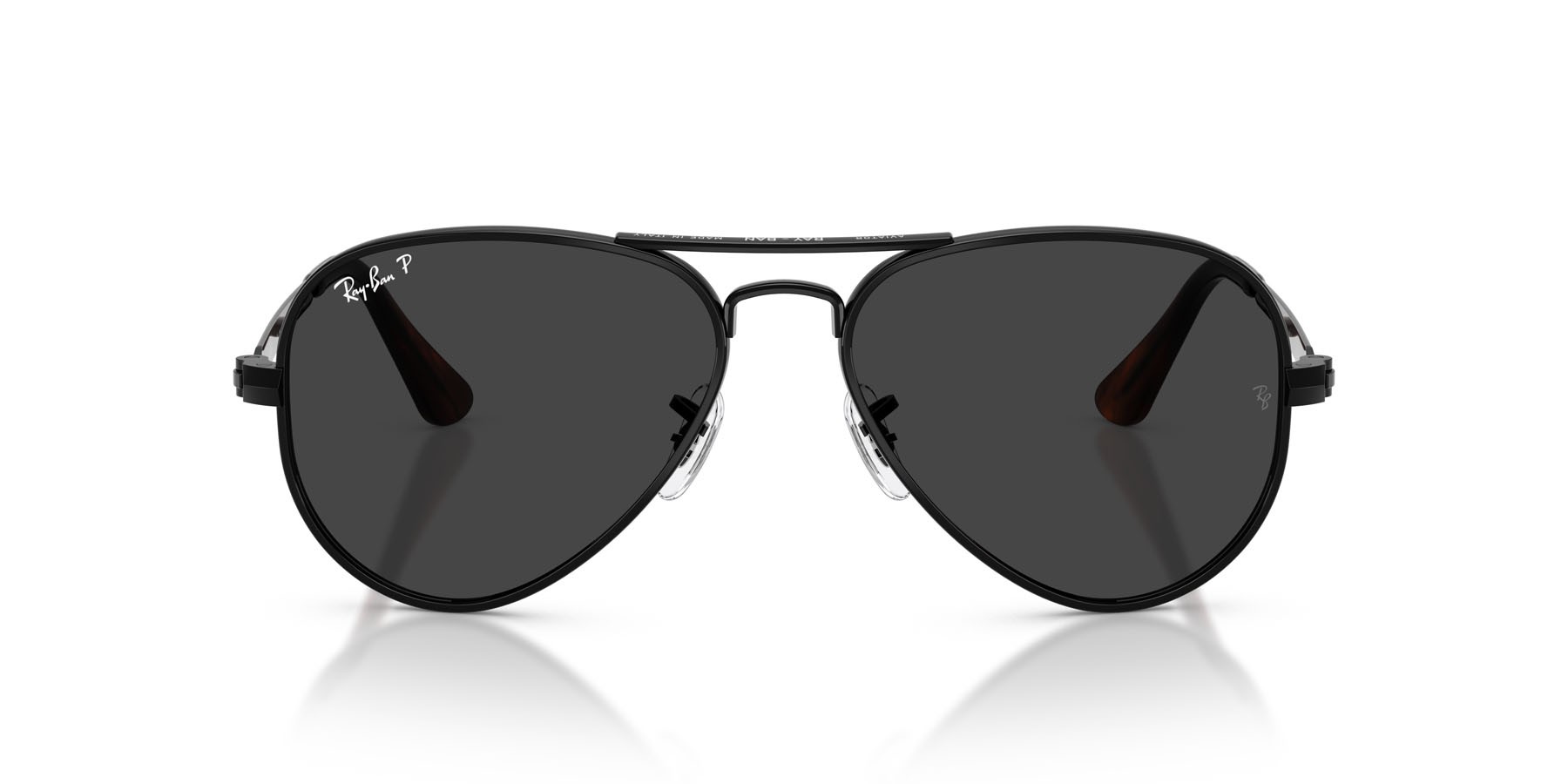 Sonnenbrillen Ray-Ban Aviator Max RB 3925 (002/48) farbe nero form aviator gläser black polarized