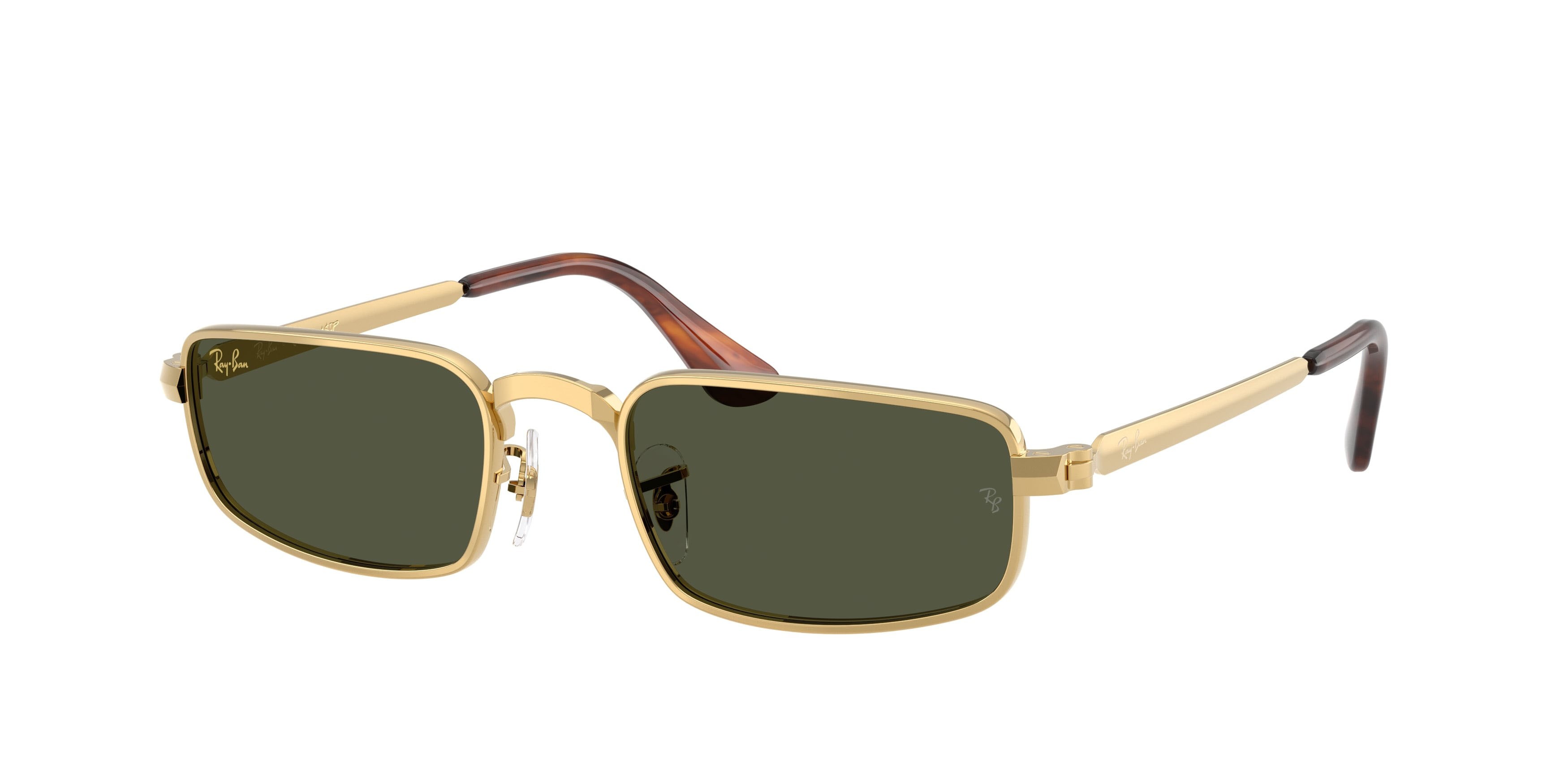 Sonnenbrillen Ray-Ban ASAP Rocky RB 3927 (001/31) farbe oro arista form quadratisch gläser verde