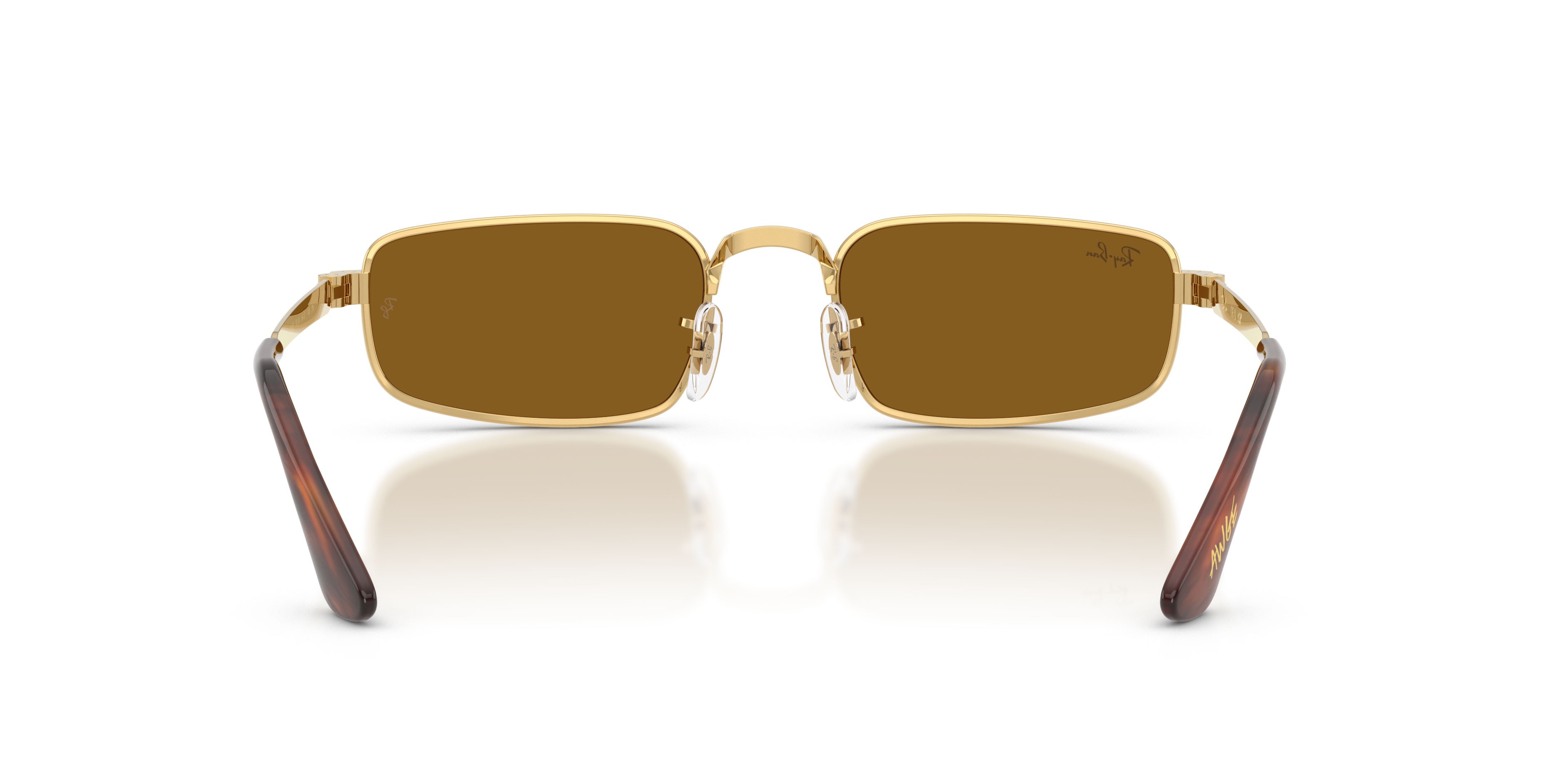 Sonnenbrillen Ray-Ban ASAP Rocky RB 3927 (001/33) farbe oro arista form quadratisch gläser marrone
