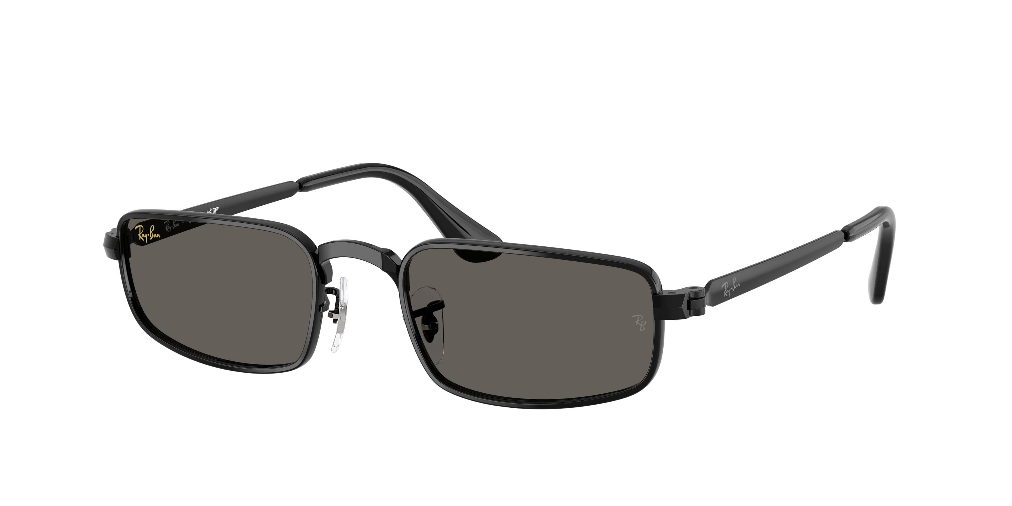 Sonnenbrillen Ray-Ban ASAP Rocky RB 3927 (002/J5) farbe nero form quadratisch gläser grigio scuro