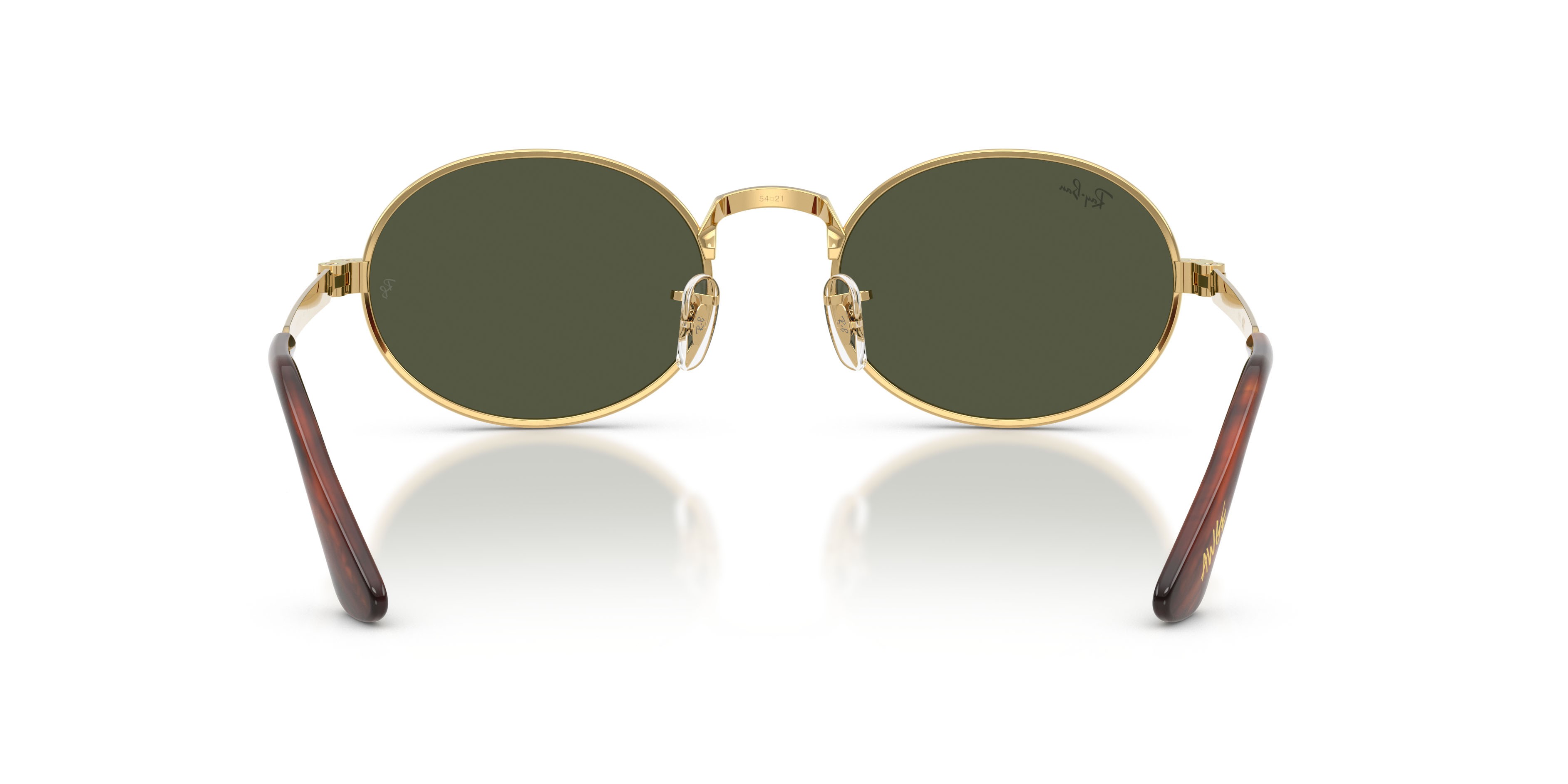 Sonnenbrillen Ray-Ban ASAP Rocky RB 3931 (001/31) farbe oro arista form quadratisch gläser verde