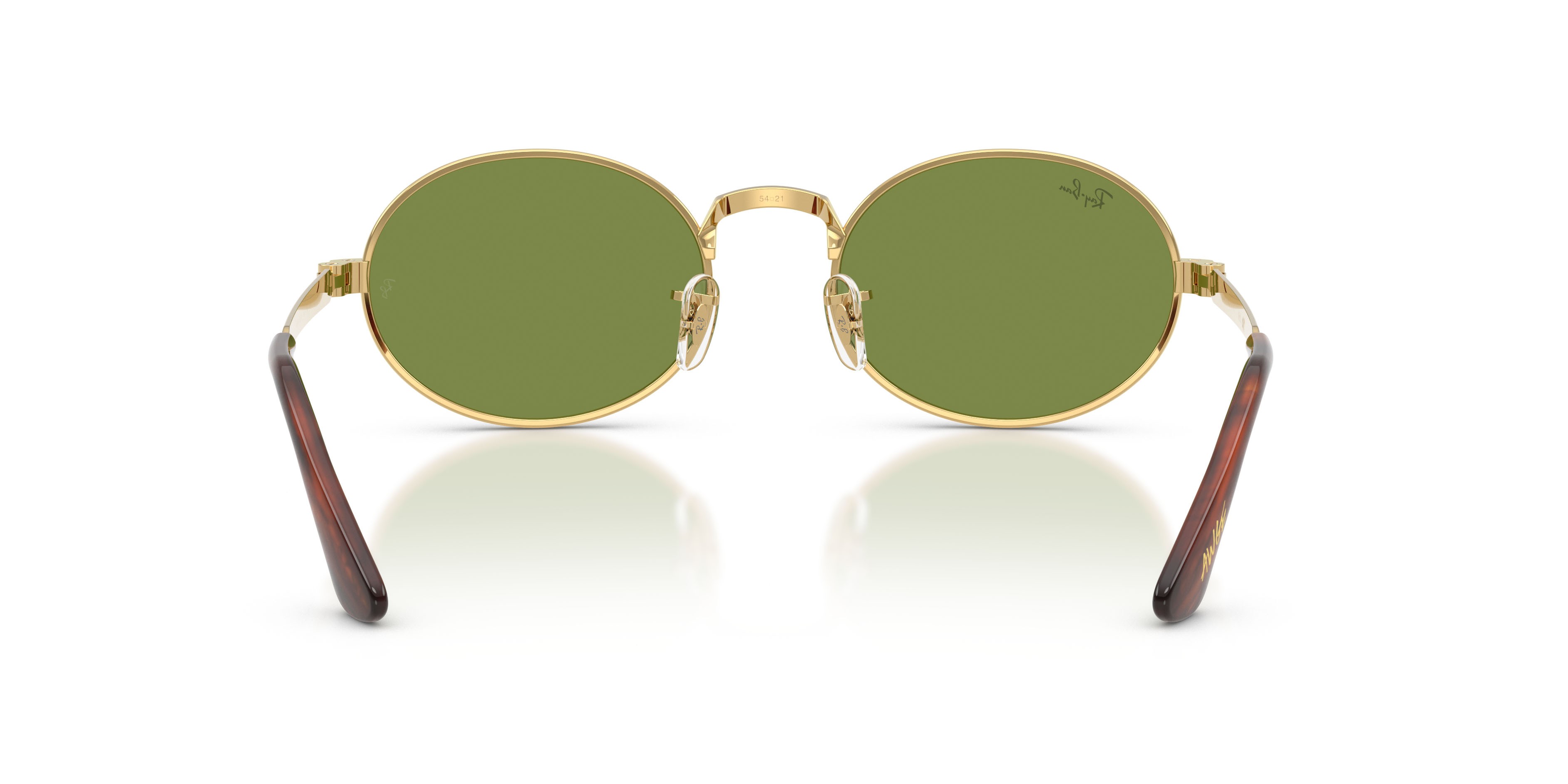 Sonnenbrillen Ray-Ban ASAP Rocky RB 3931 (001/4E) farbe oro arista form quadratisch gläser verde