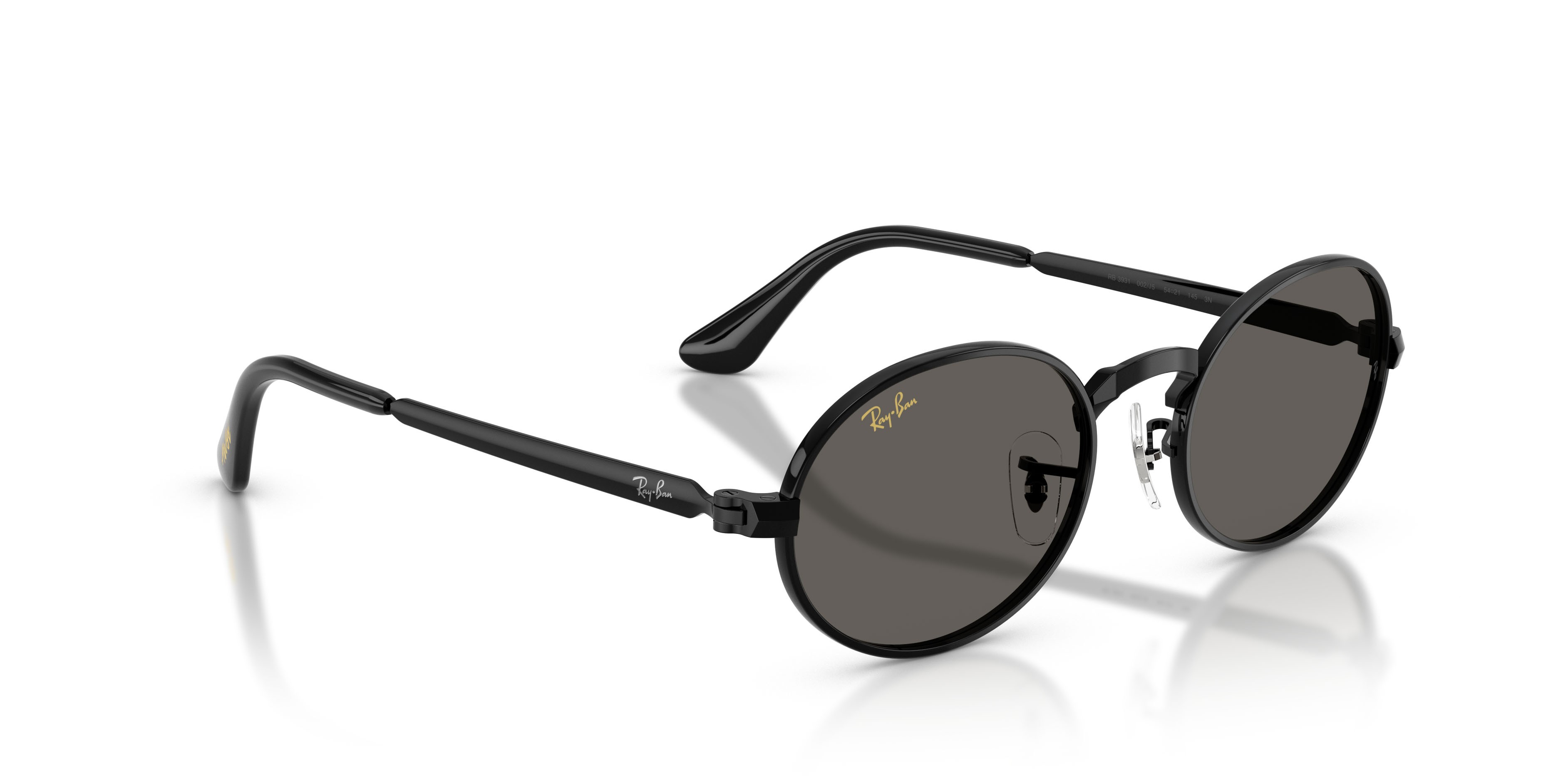 Sonnenbrillen Ray-Ban ASAP Rocky RB 3931 (002/J5) farbe nero form quadratisch gläser grigio scuro