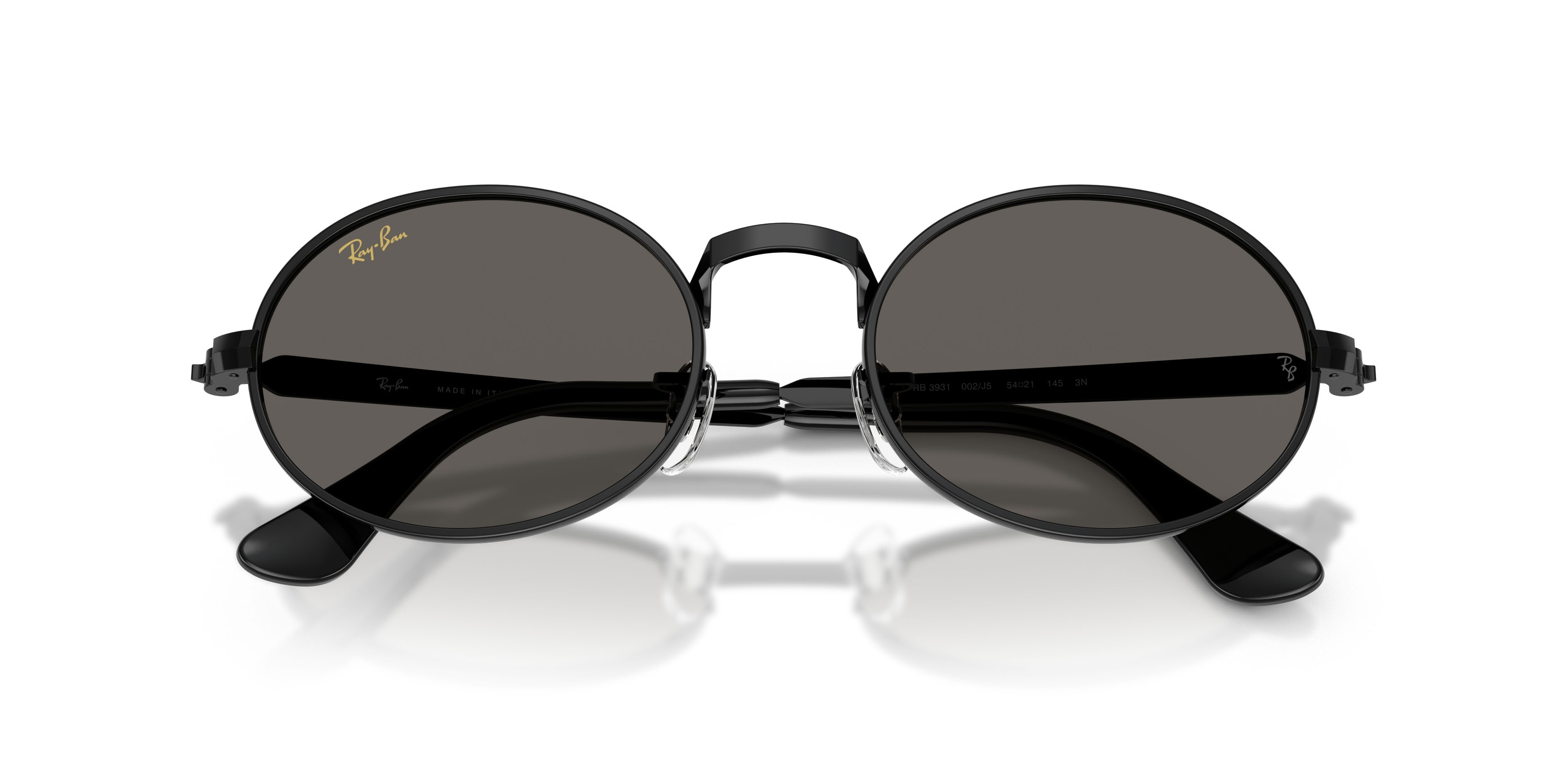 Sonnenbrillen Ray-Ban ASAP Rocky RB 3931 (002/J5) farbe nero form quadratisch gläser grigio scuro