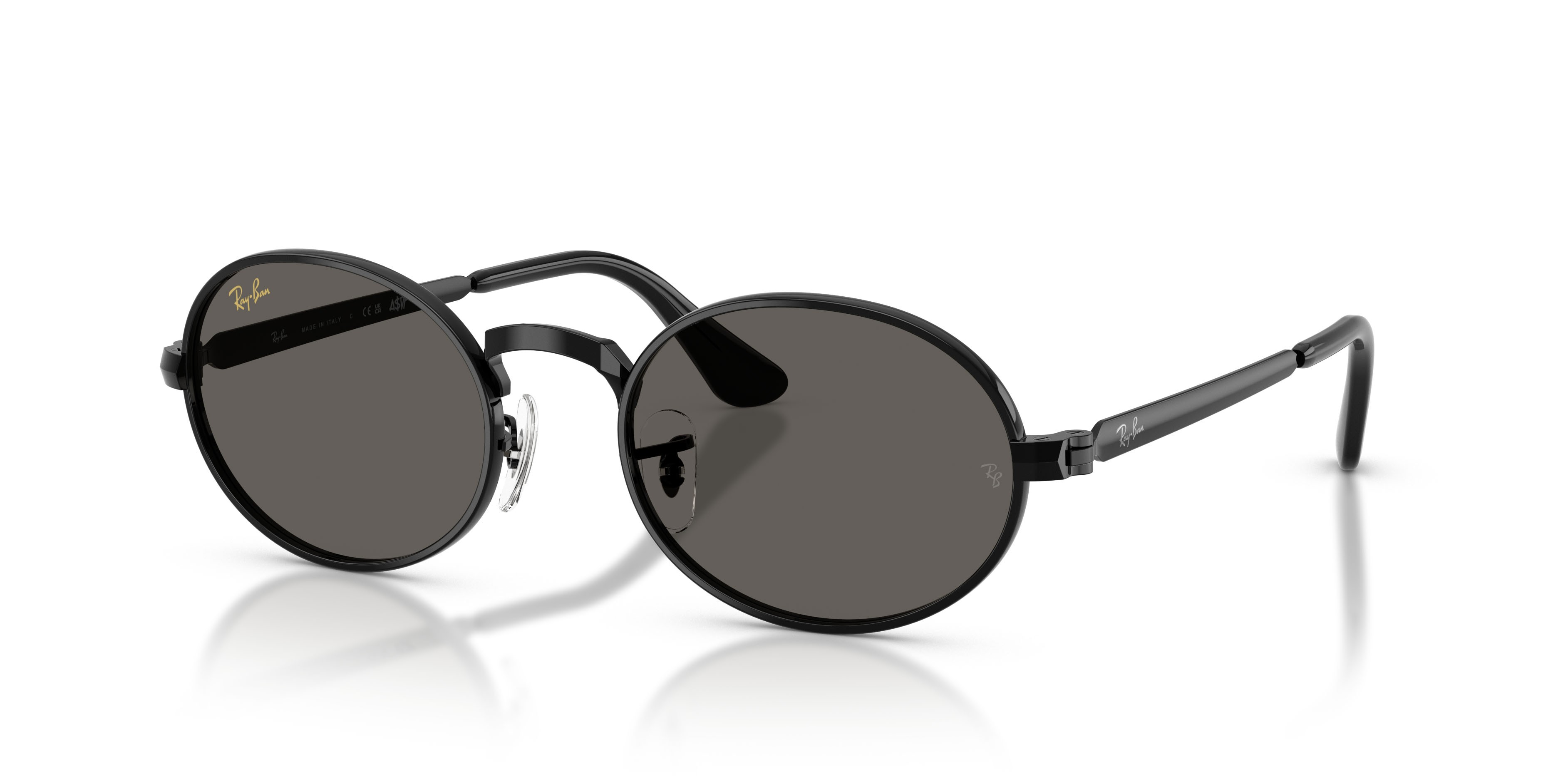 Sonnenbrillen Ray-Ban ASAP Rocky RB 3931 (002/J5) farbe nero form quadratisch gläser grigio scuro
