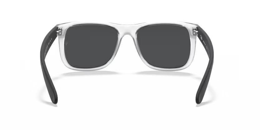 Sonnenbrillen Ray-Ban Justin Color Mix RB 4165 (651287) farbe rubber transparent form quadratisch gläser dark grey