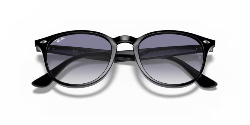 Sonnenbrillen Ray-Ban RB 4259 (601/19) farbe black form unregelmäßig gläser clear gradient light blue