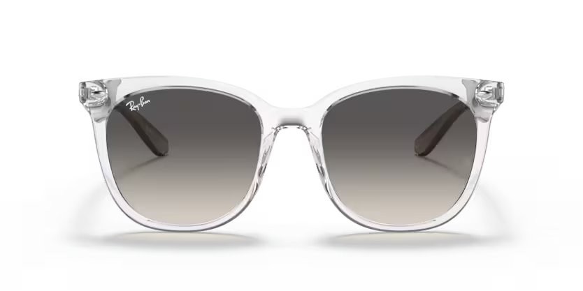 Sonnenbrillen Ray-Ban RB 4379D (659811) farbe trasparente form quadratisch gläser sfumato grigio