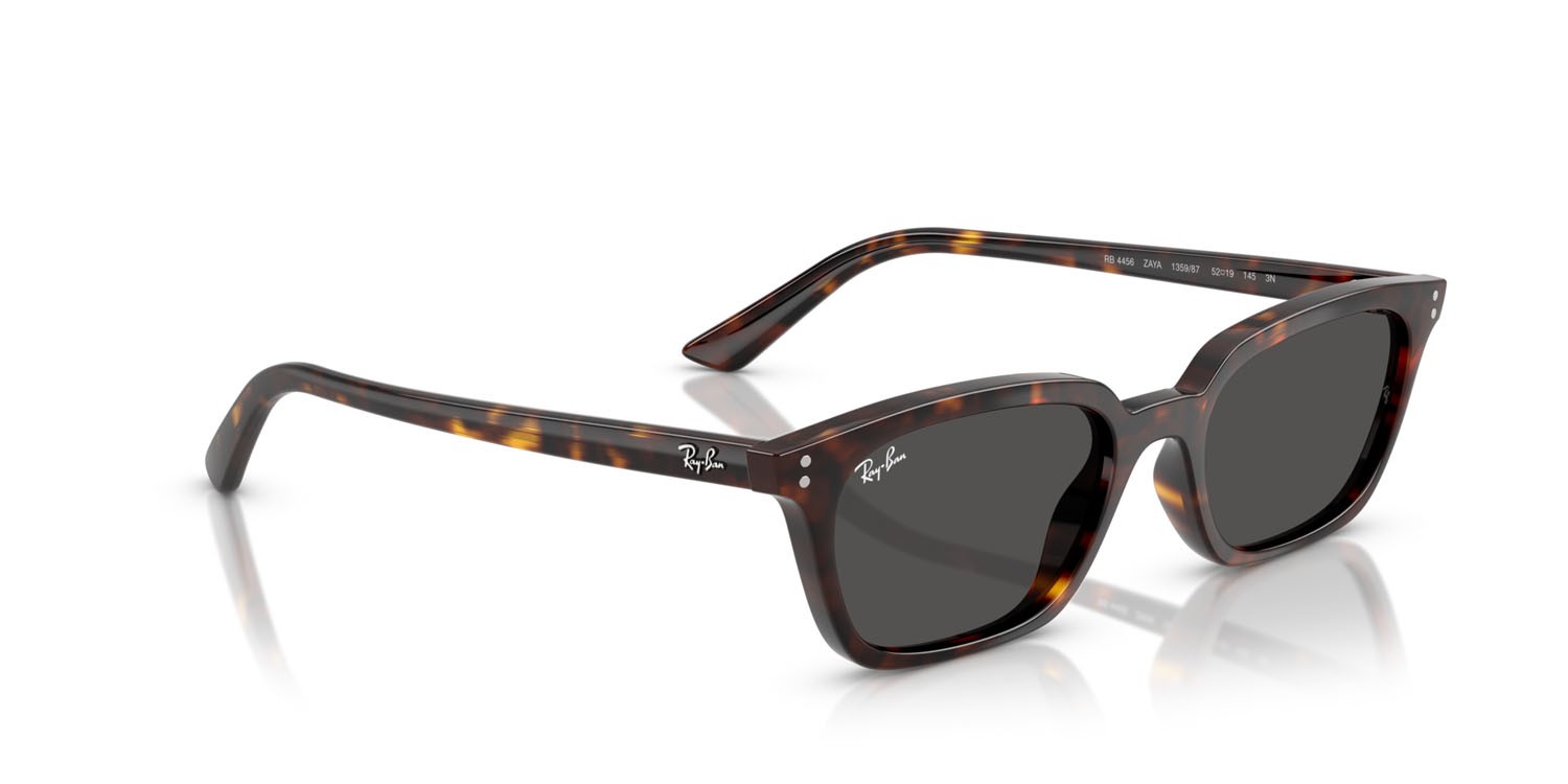 Occhiali da sole Ray-Ban Zaya RB 4456 (135987) colore havana forma quadrato lenti grigio scuro