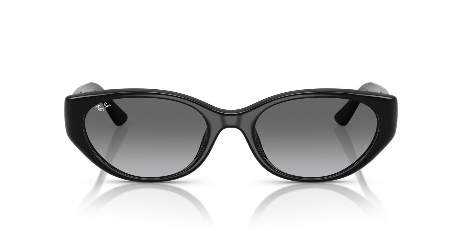 Sonnenbrillen Ray-Ban RB 4457D (667711) farbe nero form quadratisch gläser sfumato grigio