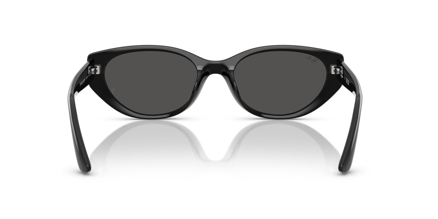 Sonnenbrillen Ray-Ban RB 4457D (667787) farbe nero form quadratisch gläser grigio scuro