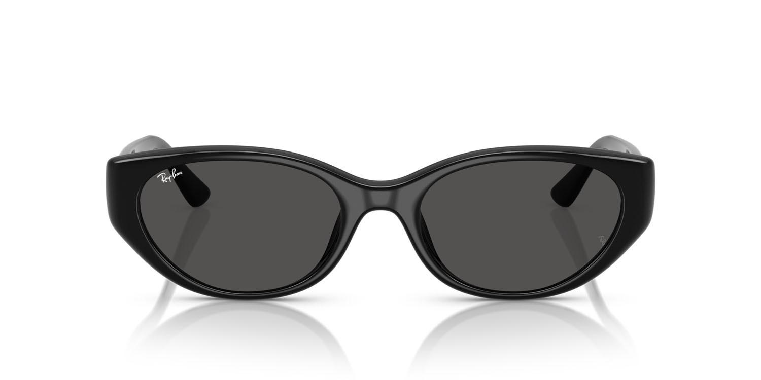 Sonnenbrillen Ray-Ban RB 4457D (667787) farbe nero form quadratisch gläser grigio scuro