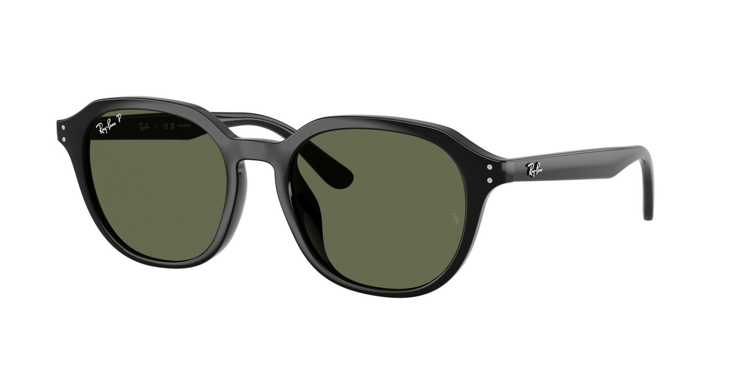 Sonnenbrillen Ray-Ban RB 4459D (901/9A) farbe nero form quadratisch gläser polar verde scuro