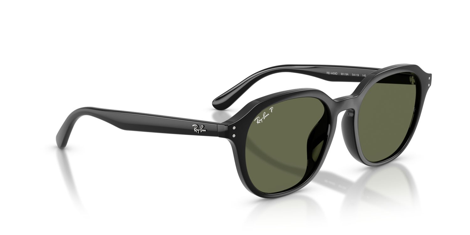 Sonnenbrillen Ray-Ban RB 4459D (901/9A) farbe nero form quadratisch gläser polar verde scuro