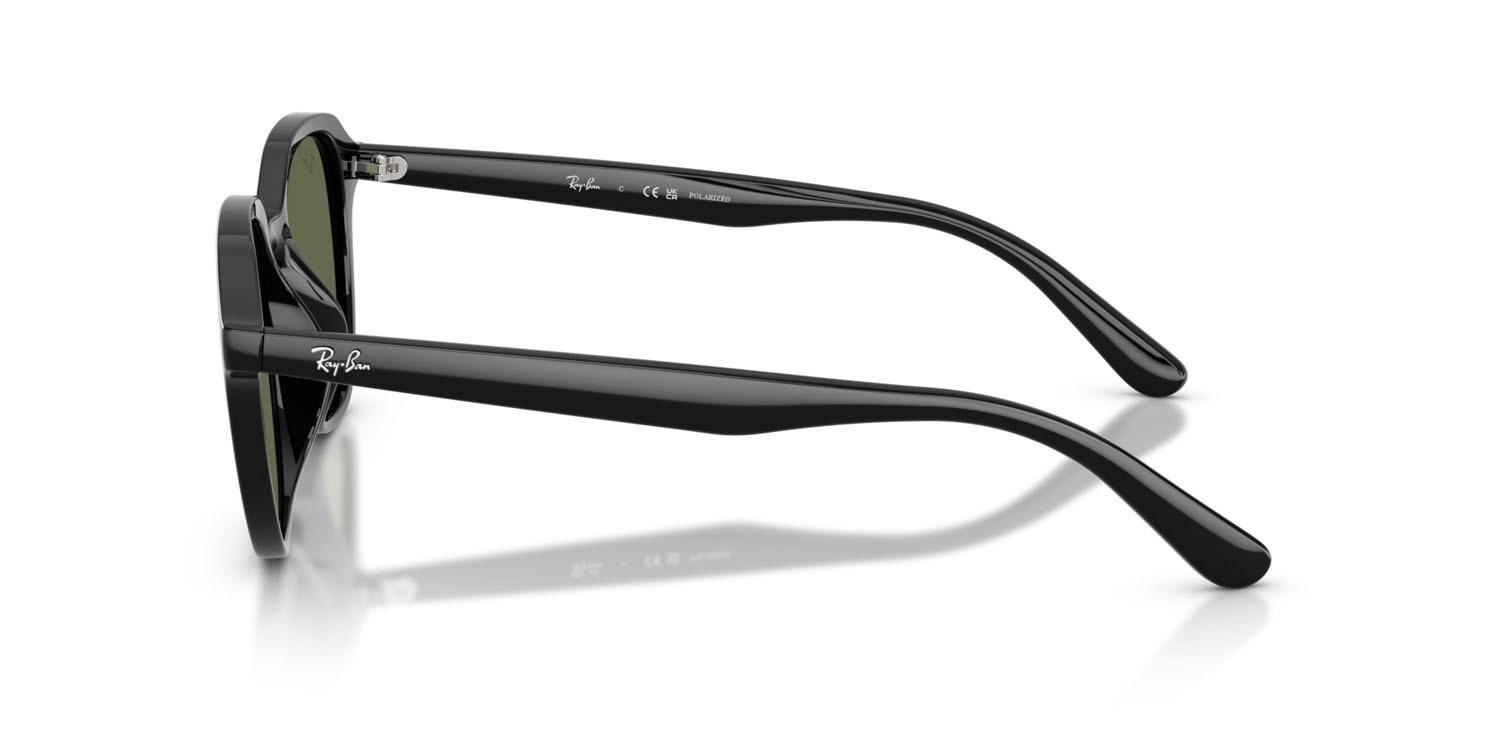 Sonnenbrillen Ray-Ban RB 4459D (901/9A) farbe nero form quadratisch gläser polar verde scuro