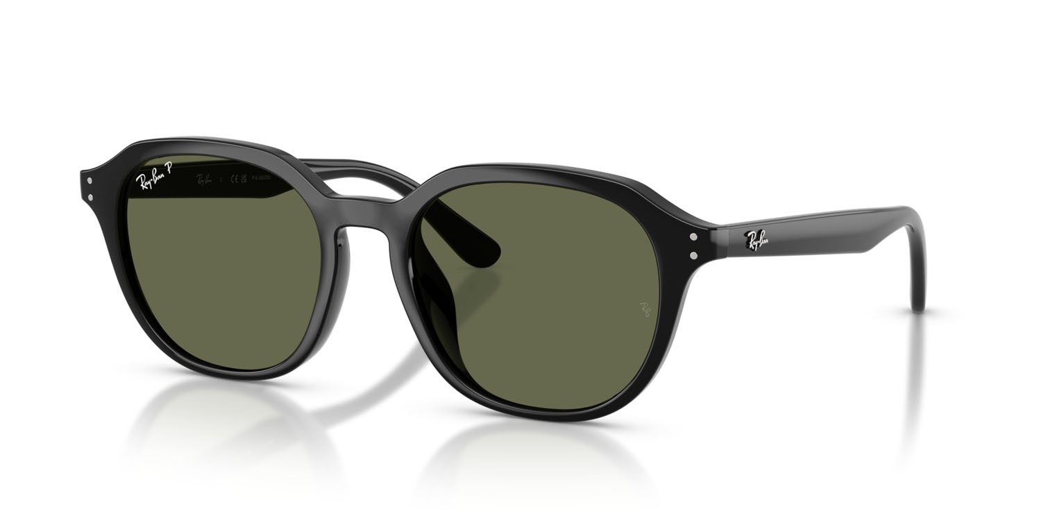 Sonnenbrillen Ray-Ban RB 4459D (901/9A) farbe nero form quadratisch gläser polar verde scuro
