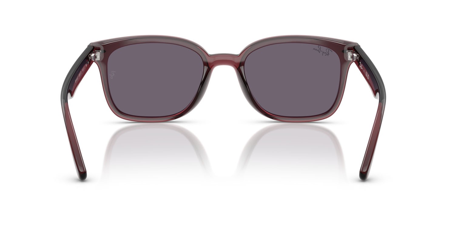 Sonnenbrillen Ray-Ban RB 4461D (659373) farbe marrone scuro trasparente form rechteckig gläser viola