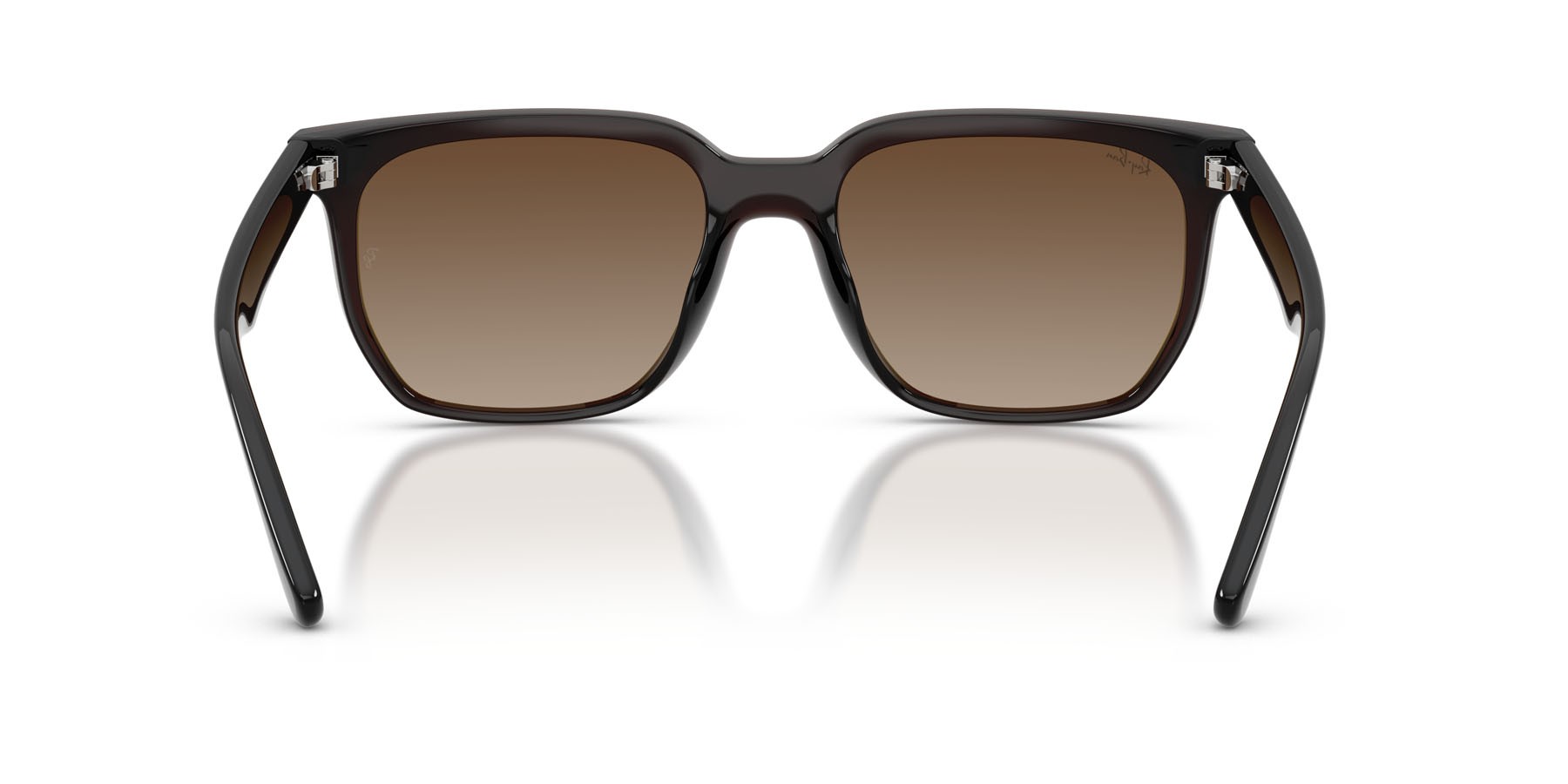 Sonnenbrillen Ray-Ban RB 4466D (714/13) farbe marrone scuro trasparente form quadratisch gläser marrone sfumato