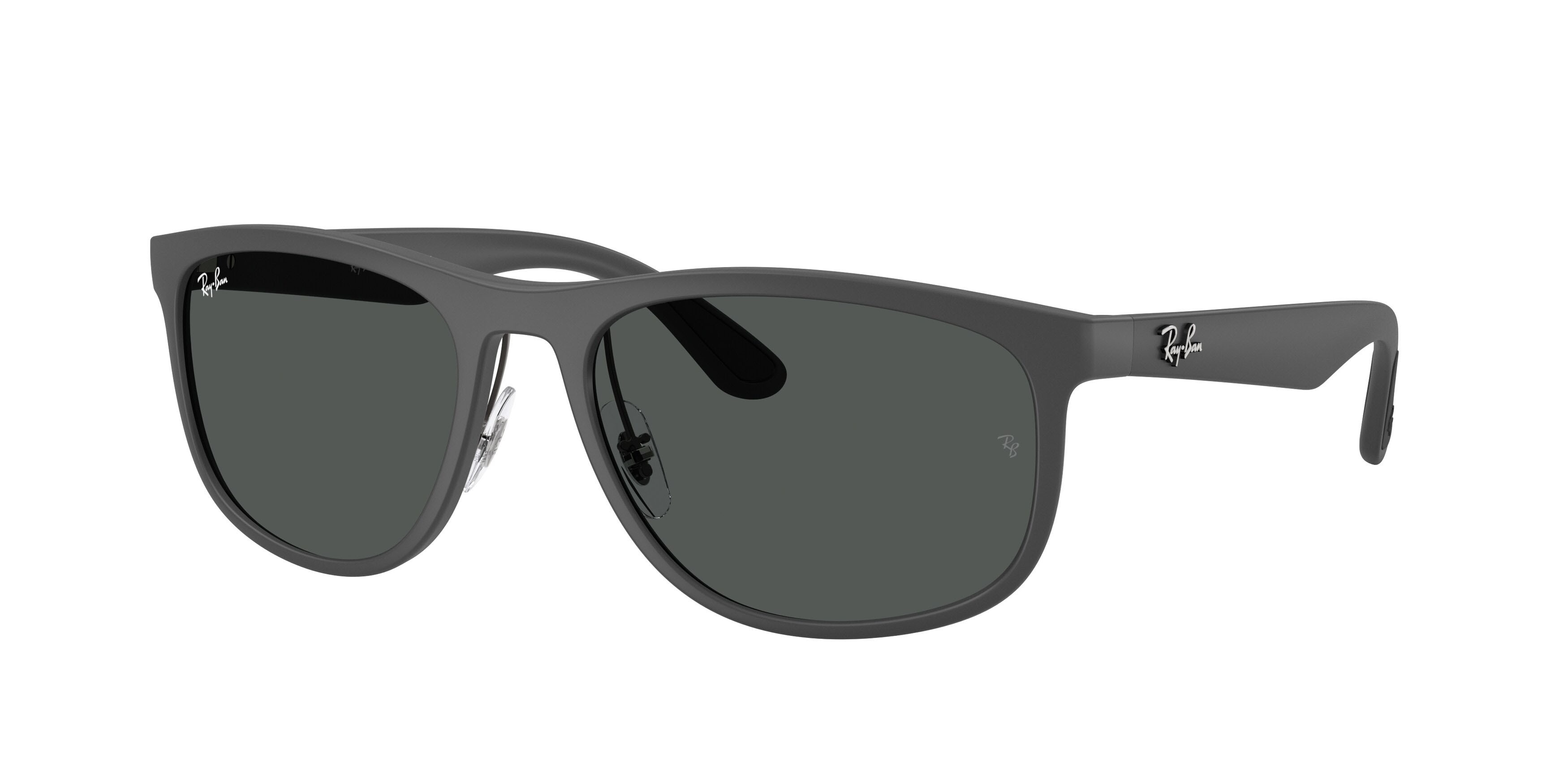Sonnenbrillen Ray-Ban RB 4468 (601787) farbe sabbia grigio form quadratisch gläser grigio scuro