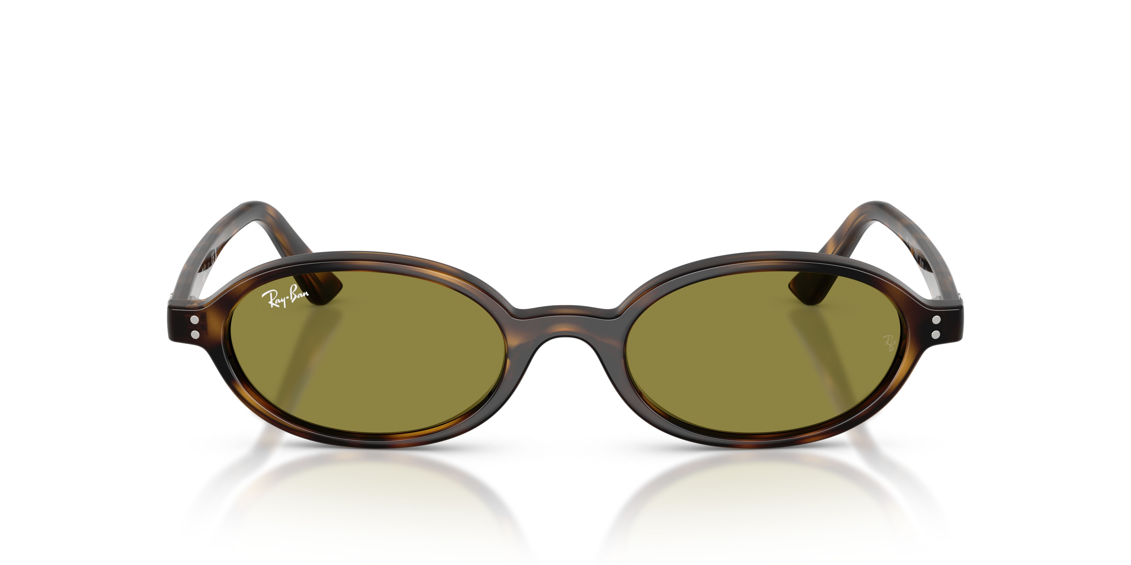 Sunglasses Ray-Ban Khal RB 4472 (1359/2) color havana shape oval lenses verde
