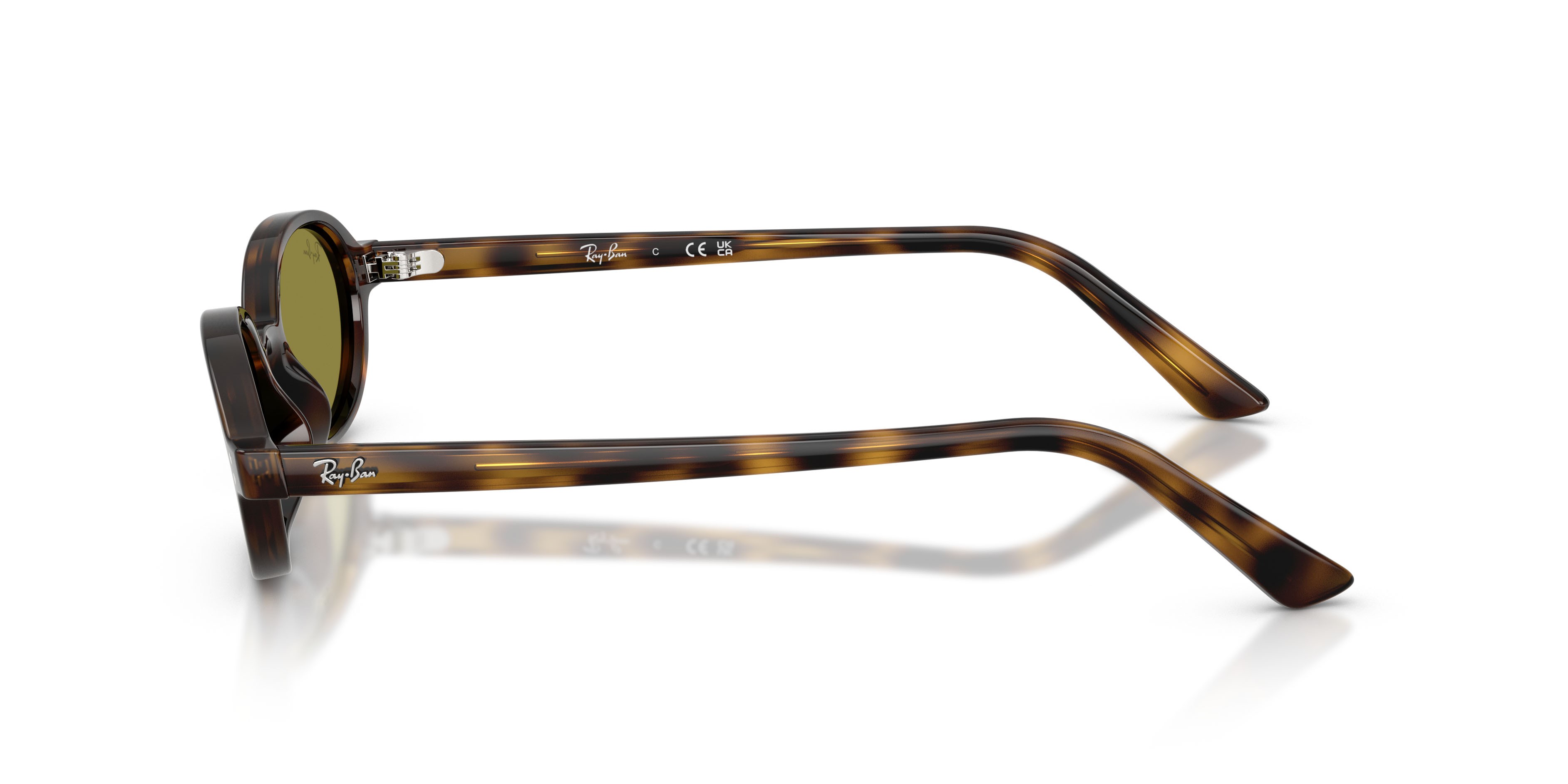Sunglasses Ray-Ban Khal RB 4472 (1359/2) color havana shape oval lenses verde