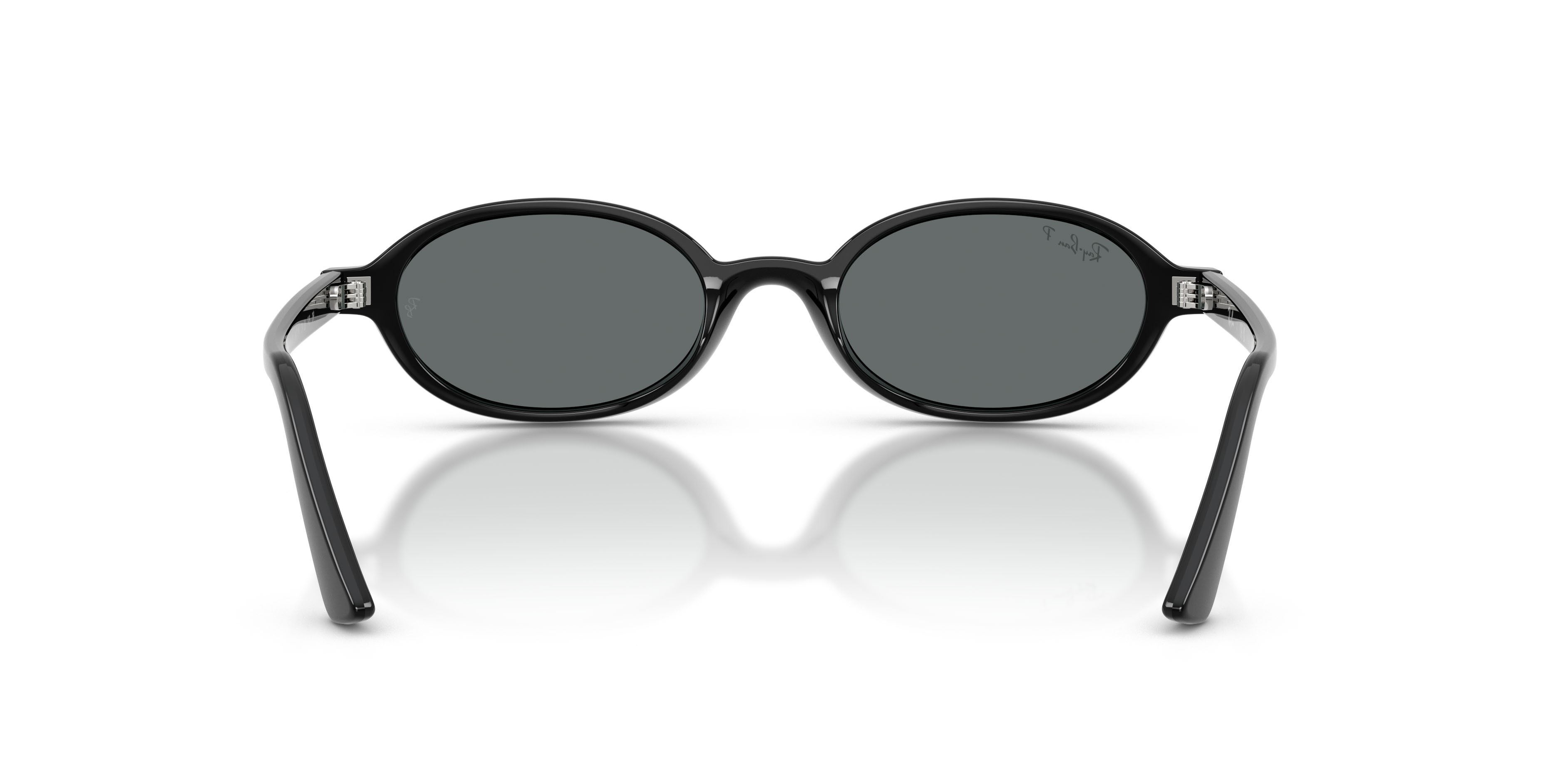 Sunglasses Ray-Ban Khal RB 4472 (667781) color nero shape oval lenses polar grigio scuro