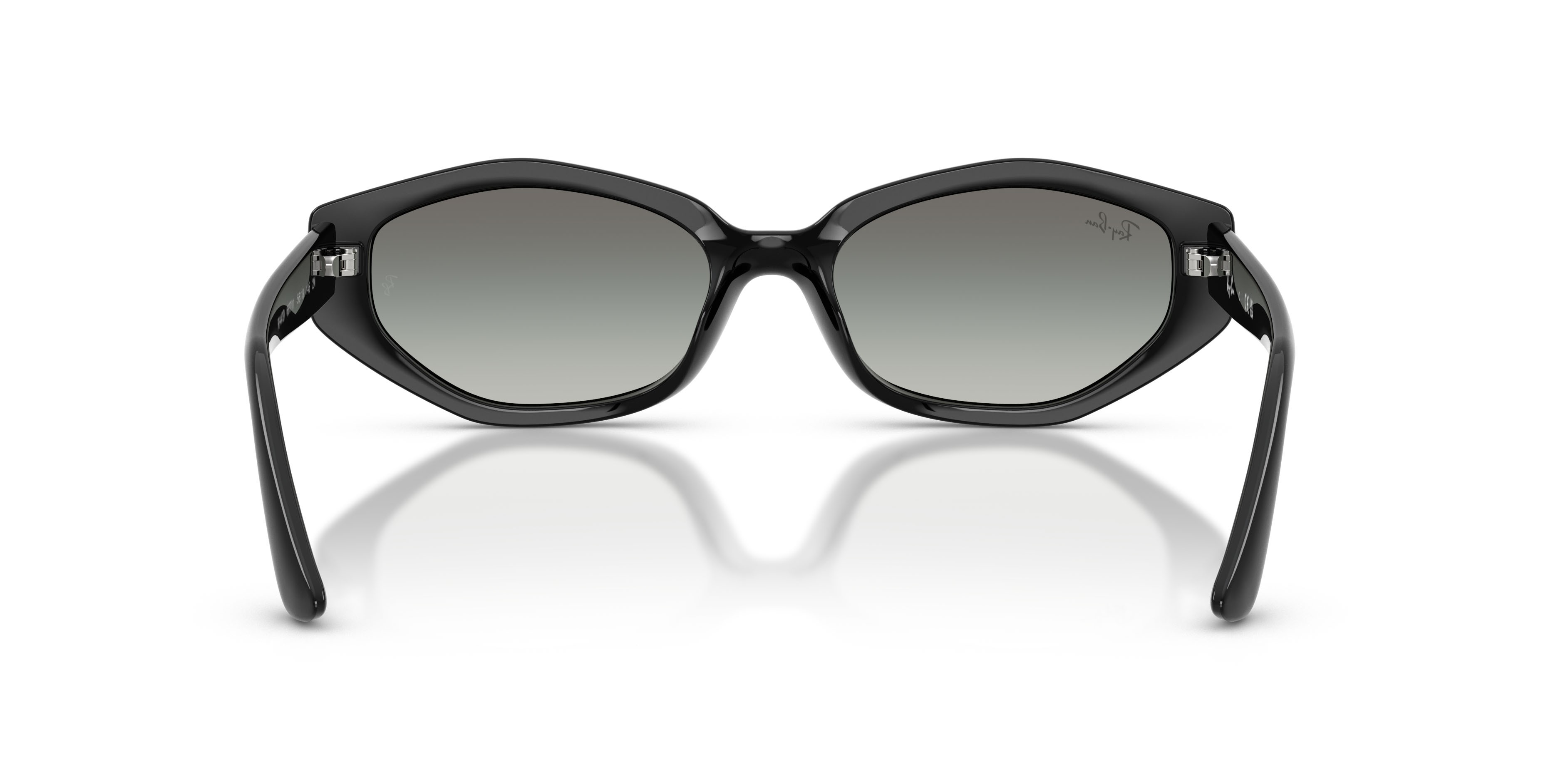 Sonnenbrillen Ray-Ban RB 4473D (667711) farbe nero form unregelmäßig gläser grigio sfumato
