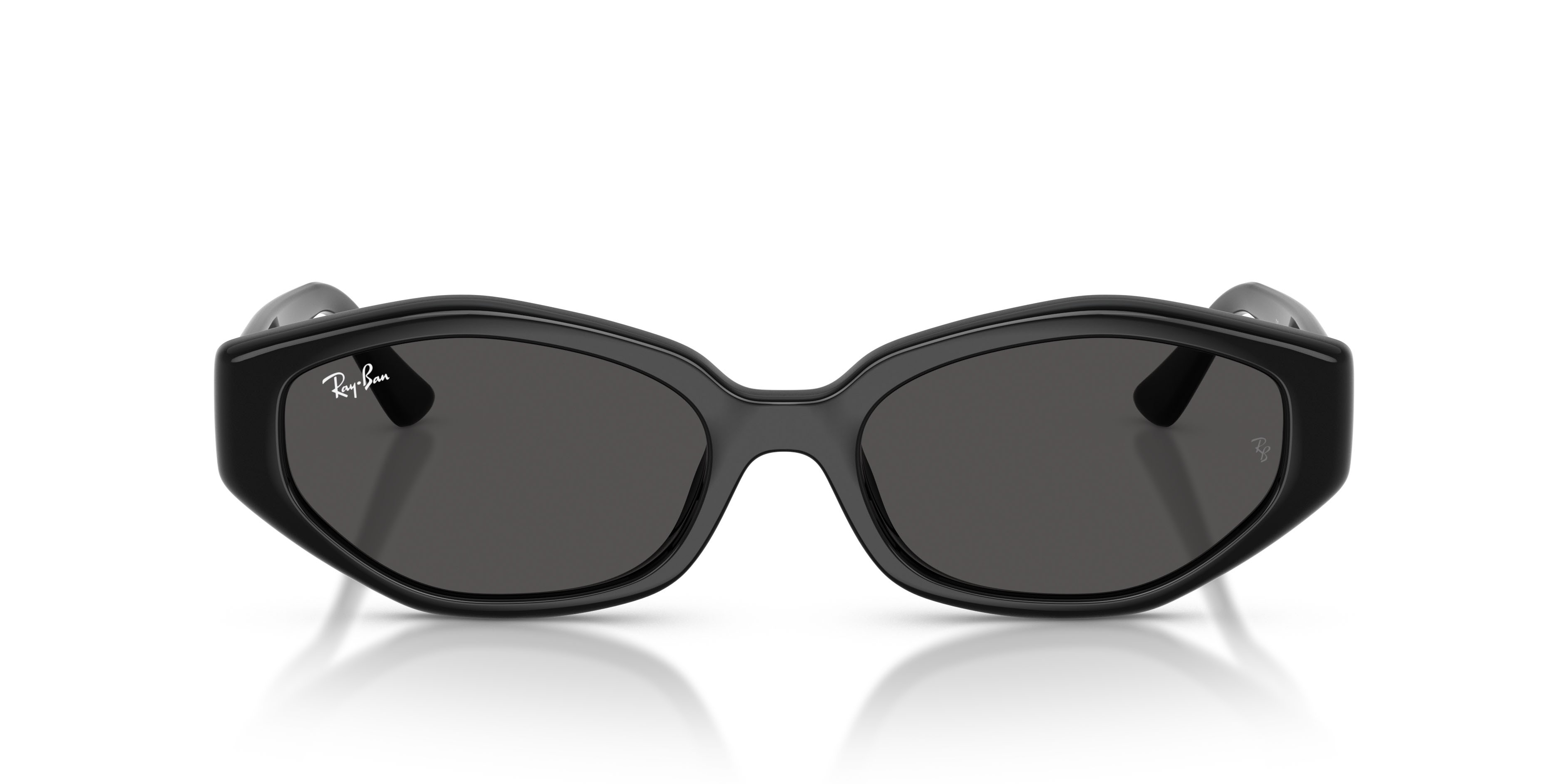 Sonnenbrillen Ray-Ban RB 4473D (667787) farbe nero form unregelmäßig gläser grigio scuro