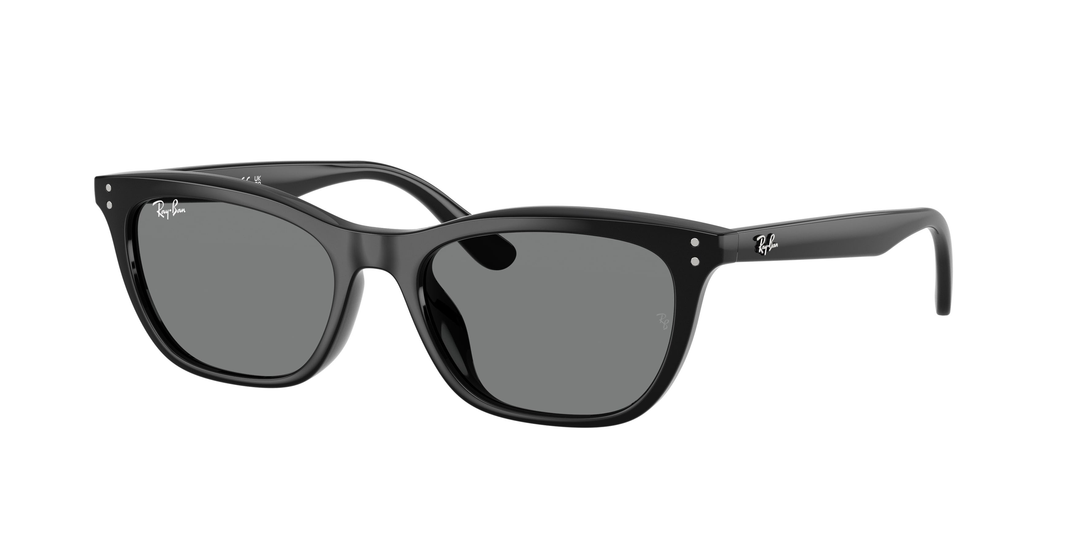 Sonnenbrillen Ray-Ban RB 4474D (901/87) farbe nero form unregelmäßig gläser grigio scuro