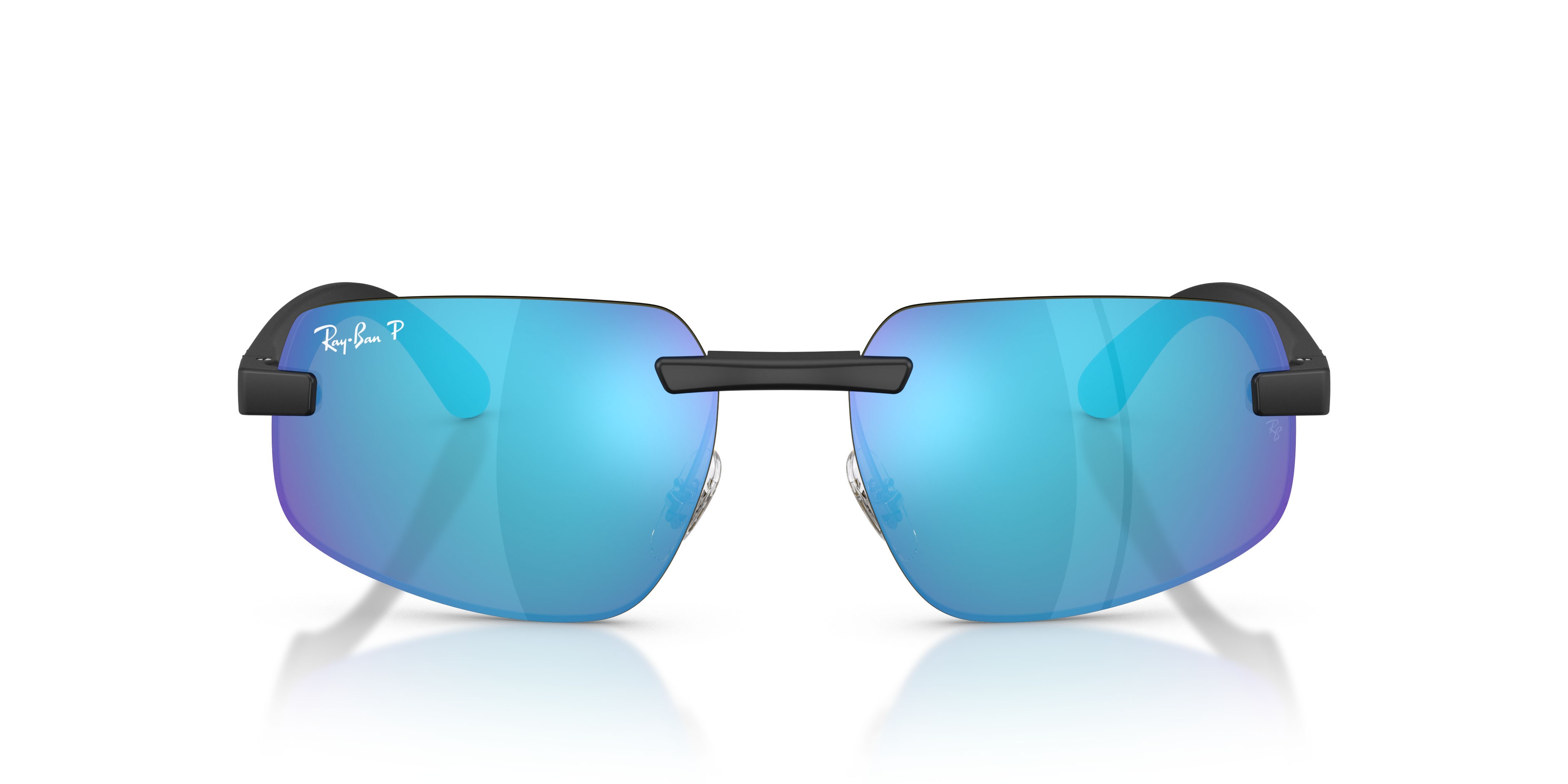 Sonnenbrillen Ray-Ban Chromance RB 4475CH (601SA1) farbe sabbia nero form unregelmäßig gläser polar verde