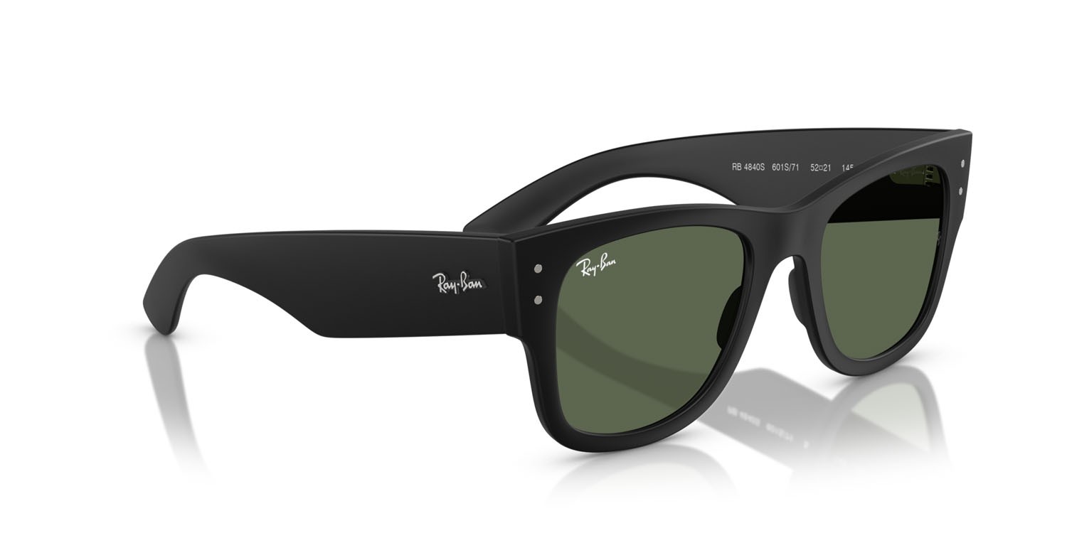 Sonnenbrillen Ray-Ban RB 4840S (601S71) farbe sabbia nero form quadratisch gläser verde scuro
