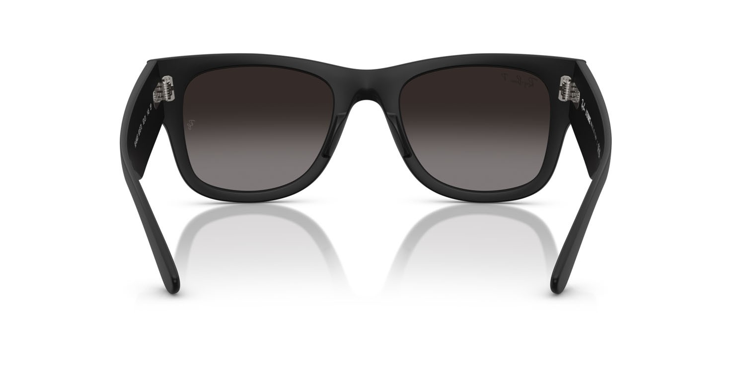 Sonnenbrillen Ray-Ban RB 4840S (601ST3) farbe sabbia nero form quadratisch gläser polar grigia sfumata