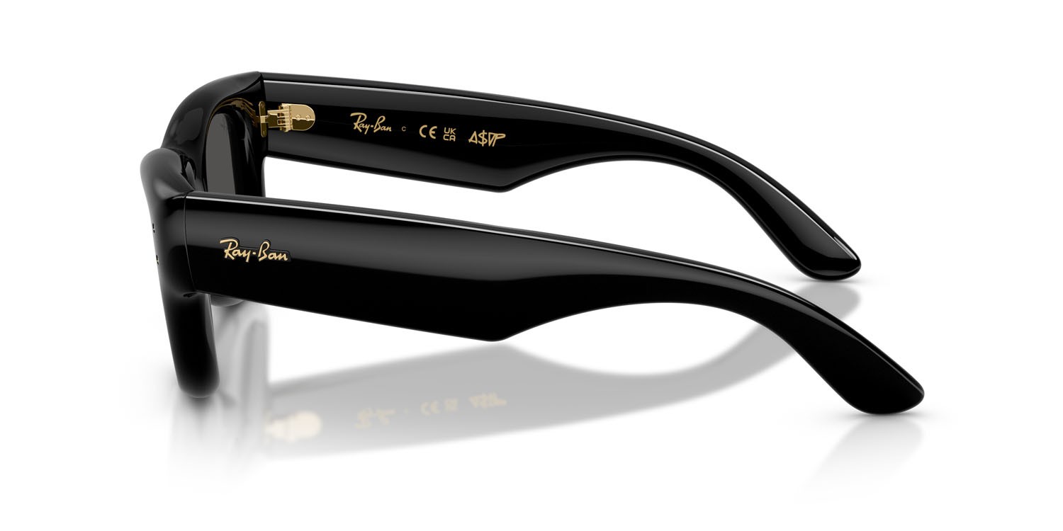 Sonnenbrillen Ray-Ban Wayfarer Puffer ASAP Rocky RB 4940 (601/87) farbe nero form quadratisch gläser ultra black
