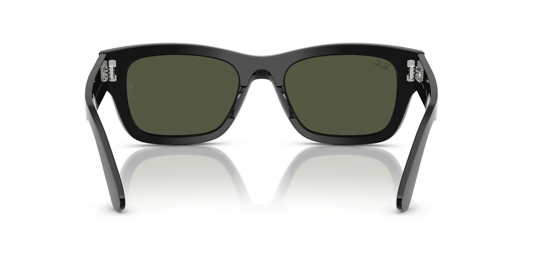 Sonnenbrillen Ray-Ban Joseph RB 7683S (901/31) farbe nero form rechteckig gläser verde