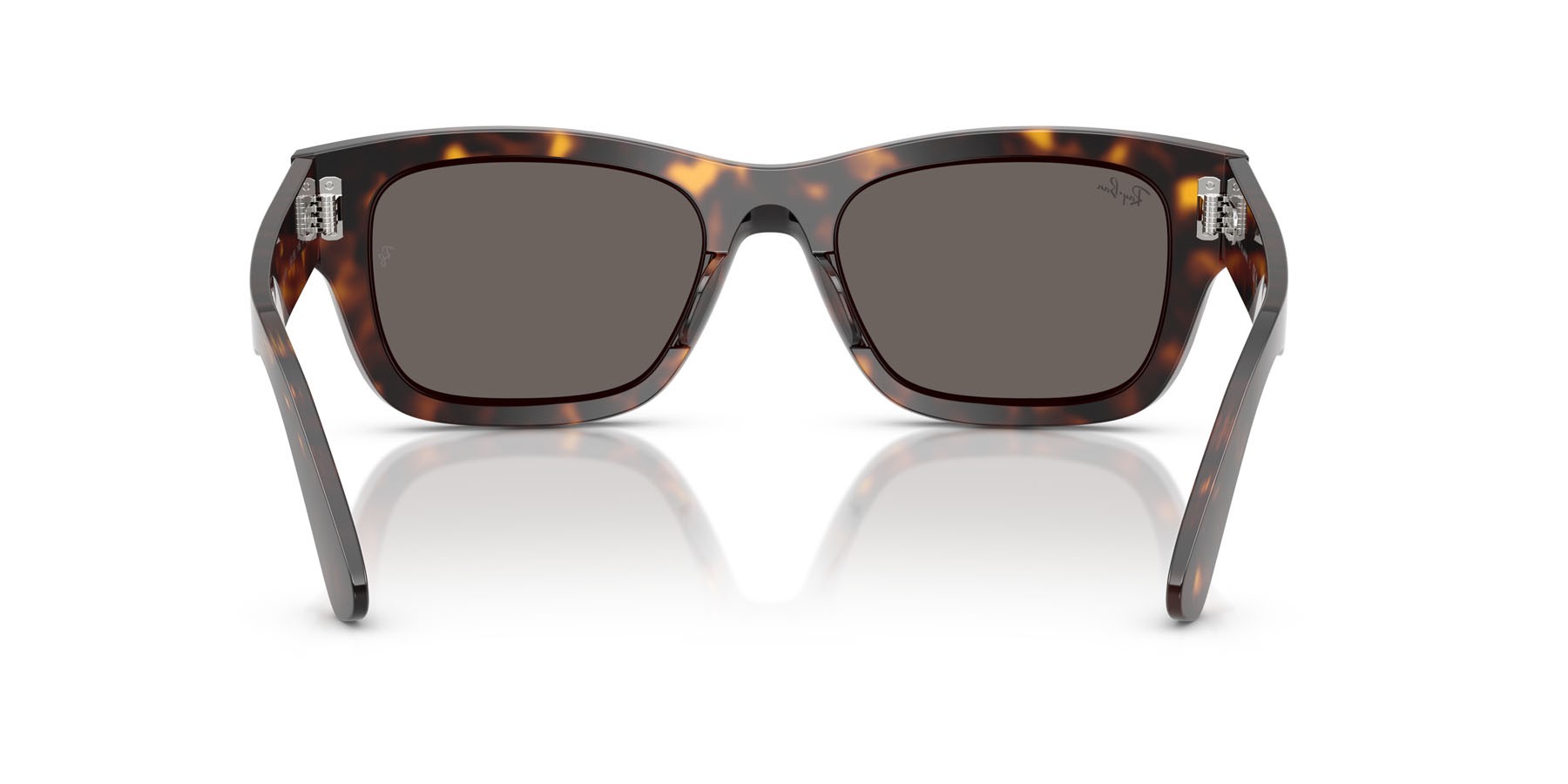 Sonnenbrillen Ray-Ban Joseph RB 7683S (902/B1) farbe havana form rechteckig gläser grigio scuro