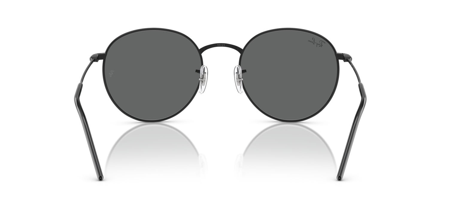 Sonnenbrillen Ray-Ban Round Reverse RB R0103S (002/GR) farbe nero form pantos gläser grigio scuro
