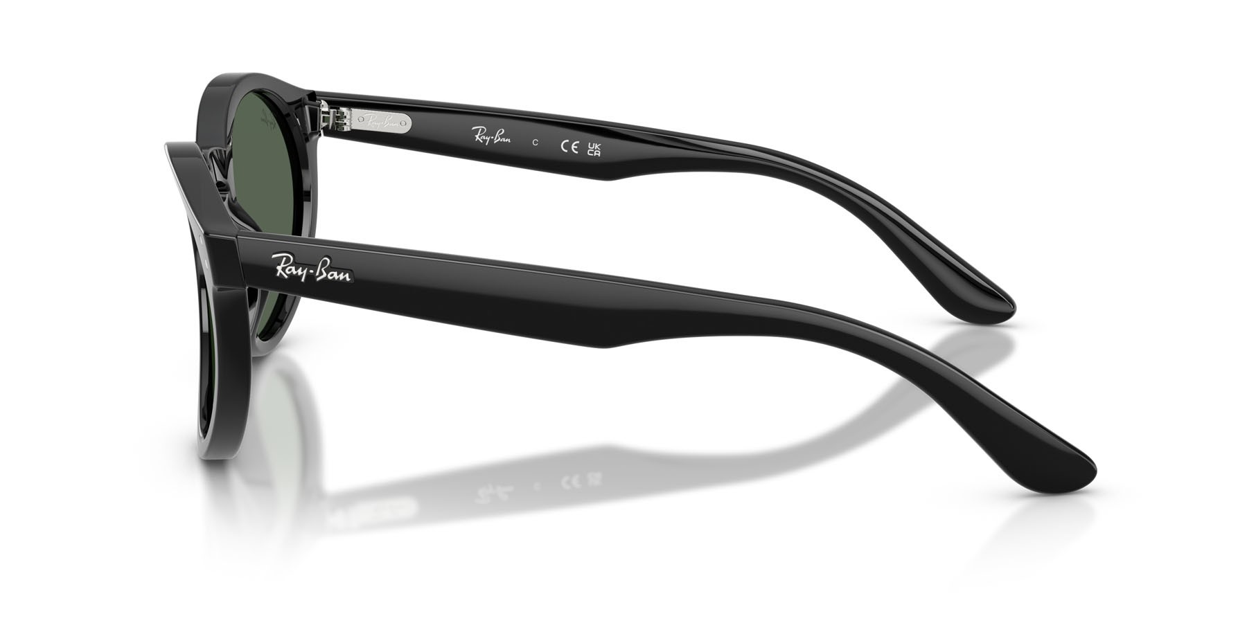 Sonnenbrillen Ray-Ban RB R0505S (6677VR) farbe nero form pantos gläser verde scuro