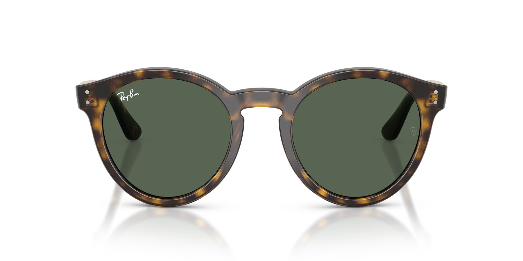 Sonnenbrillen Ray-Ban RB R0505S (6790VR) farbe havana form pantos gläser verde scuro