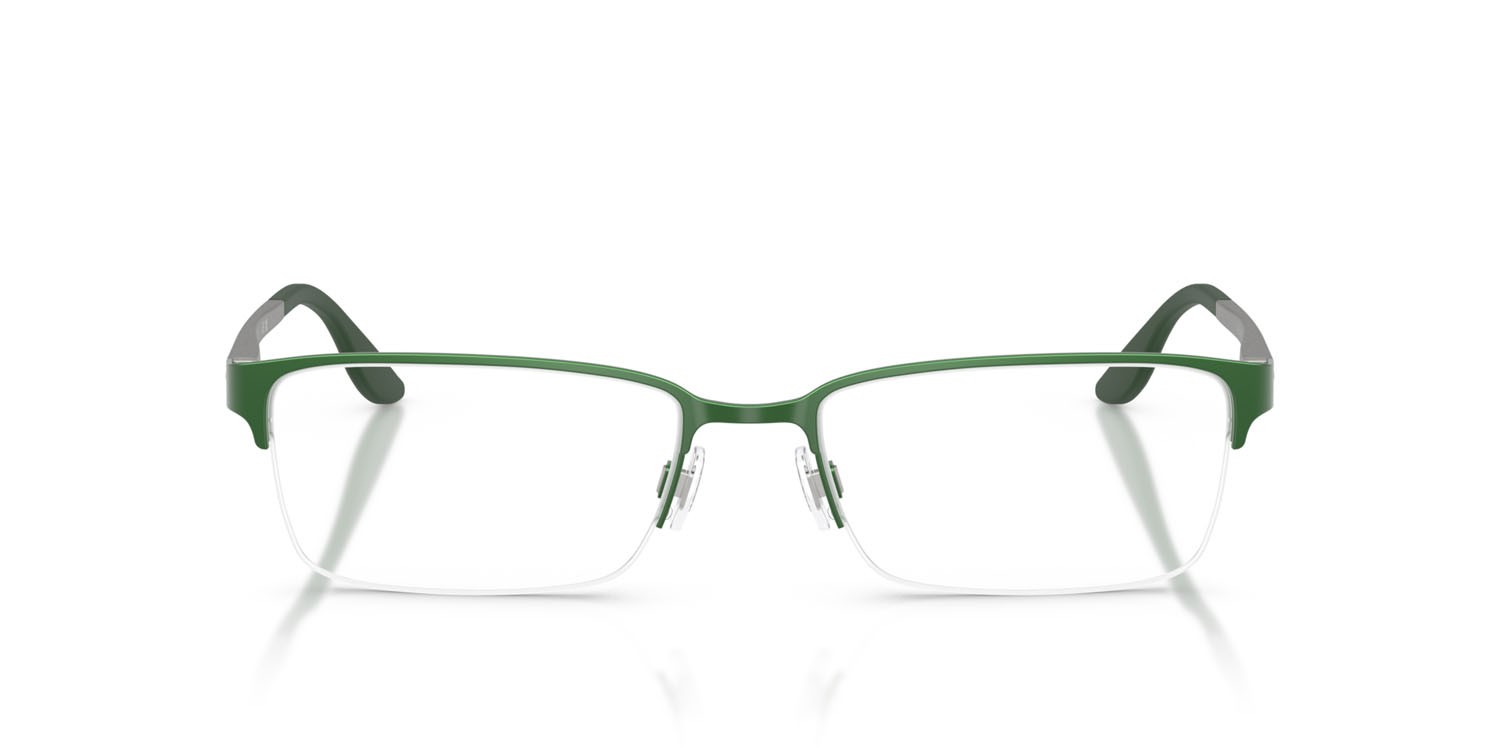 Occhiali da vista Ralph Lauren RL 5089 (9485) colore verde semi-opaco forma rettangolare lenti lente demo
