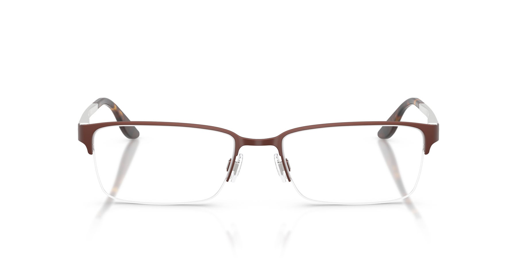 Occhiali da vista Ralph Lauren RL 5089 (9486) colore borgogna opaco forma rettangolare lenti lente demo