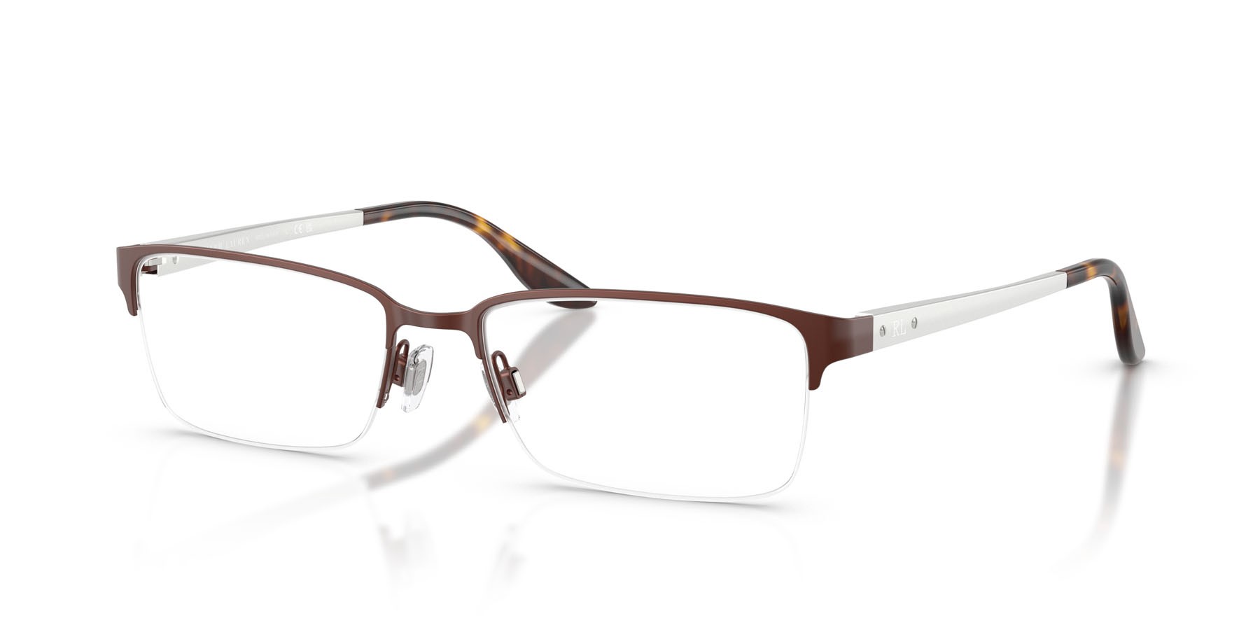 Occhiali da vista Ralph Lauren RL 5089 (9486) colore borgogna opaco forma rettangolare lenti lente demo