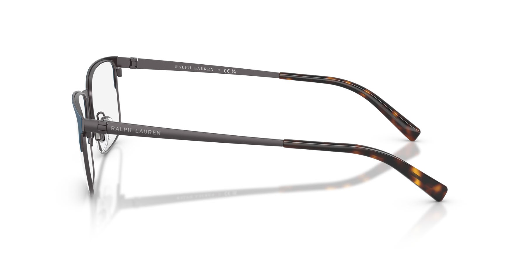 Occhiali da vista Ralph Lauren RL 5119 (9436) colore blu/gunmetal forma rettangolare lenti lente demo