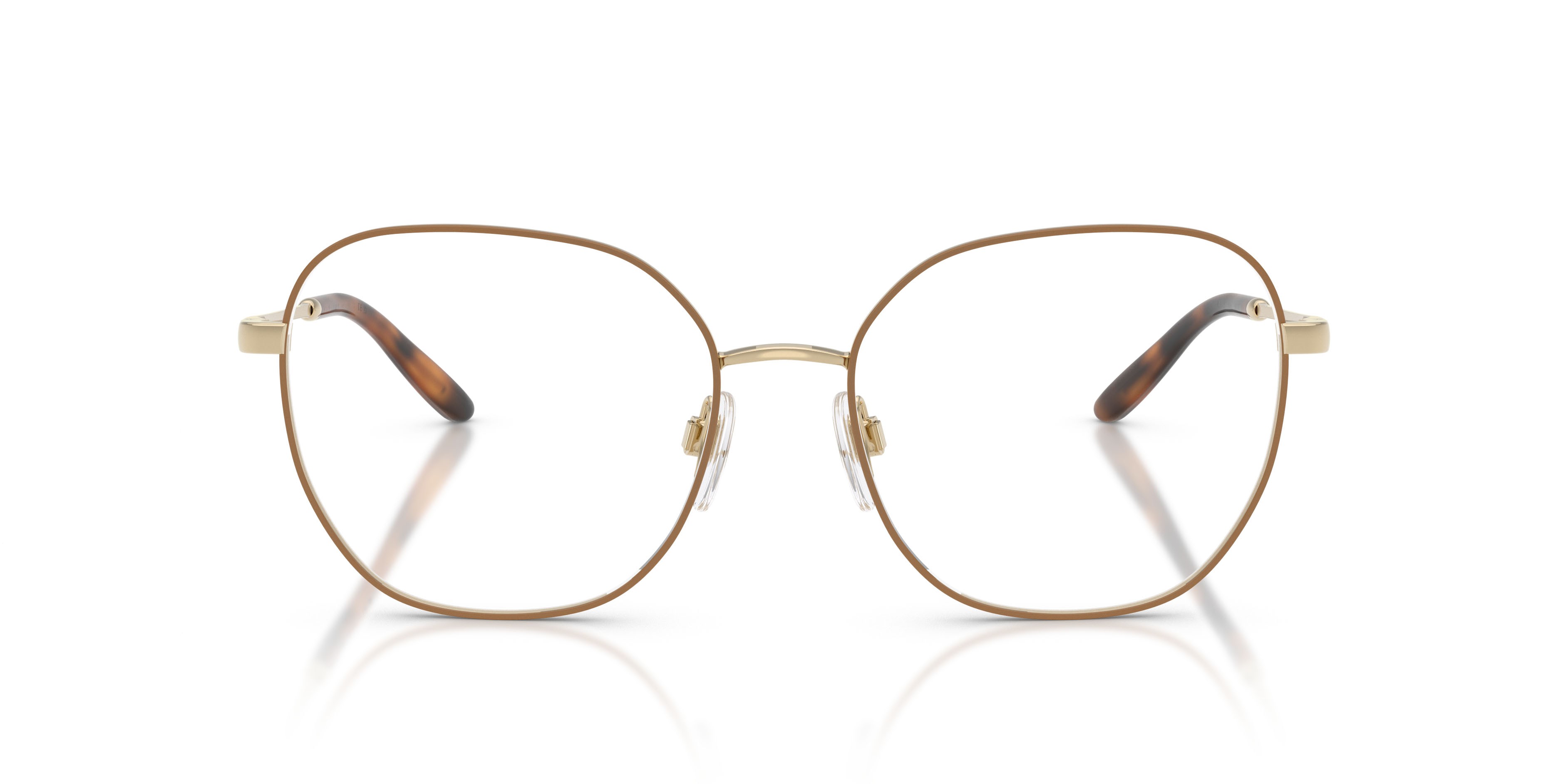 Eyeglasses Ralph Lauren RL 5120 (9453) color beige/oro pallido shape irregular lenses lente demo