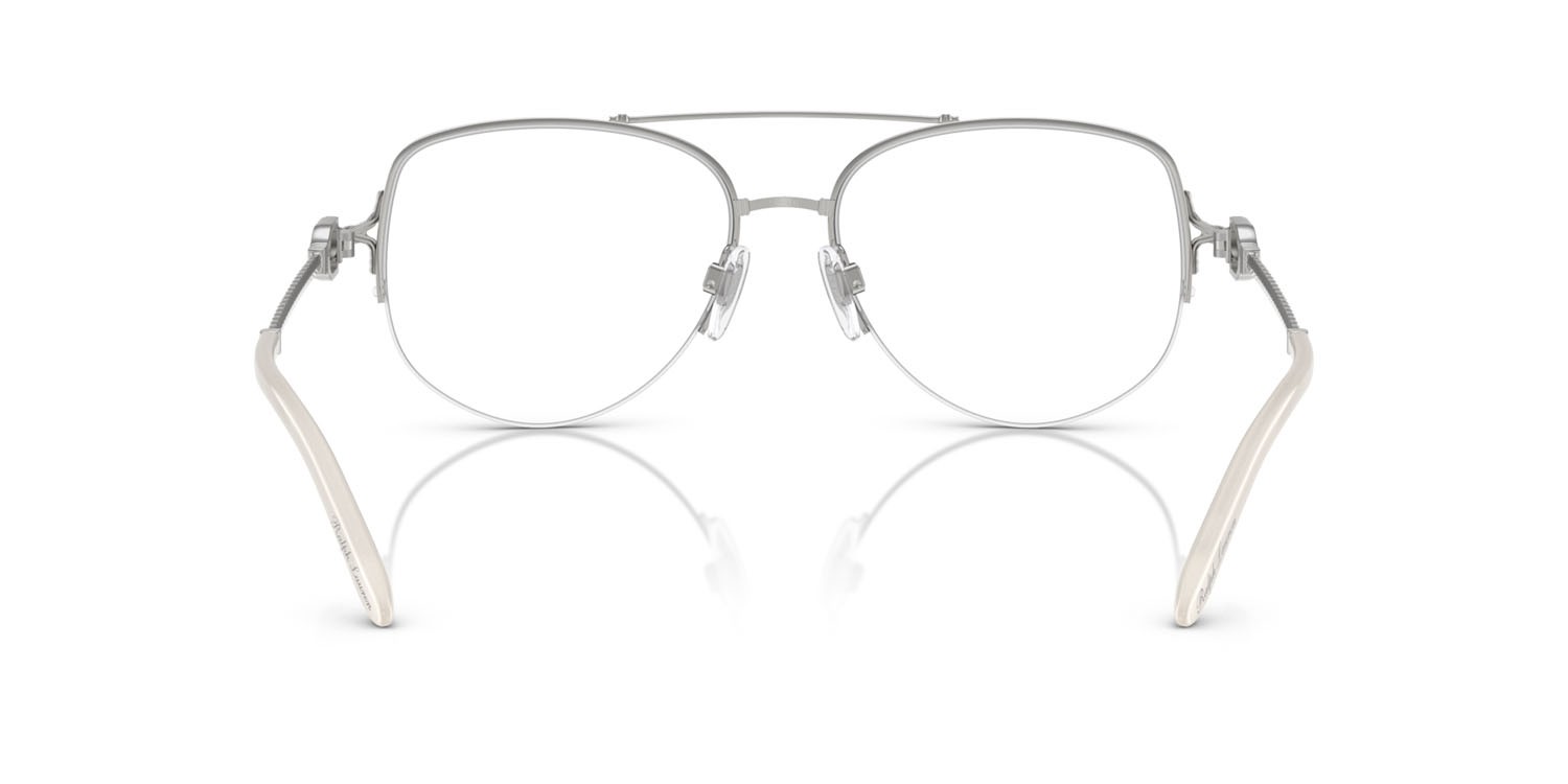 Occhiali da vista Ralph Lauren RL 5127 (9001) colore argento lucido forma aviator lenti lente demo