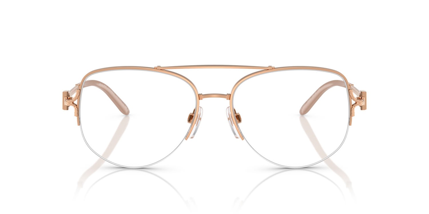 Occhiali da vista Ralph Lauren RL 5127 (9329) colore rose gold lucido forma aviator lenti lente demo