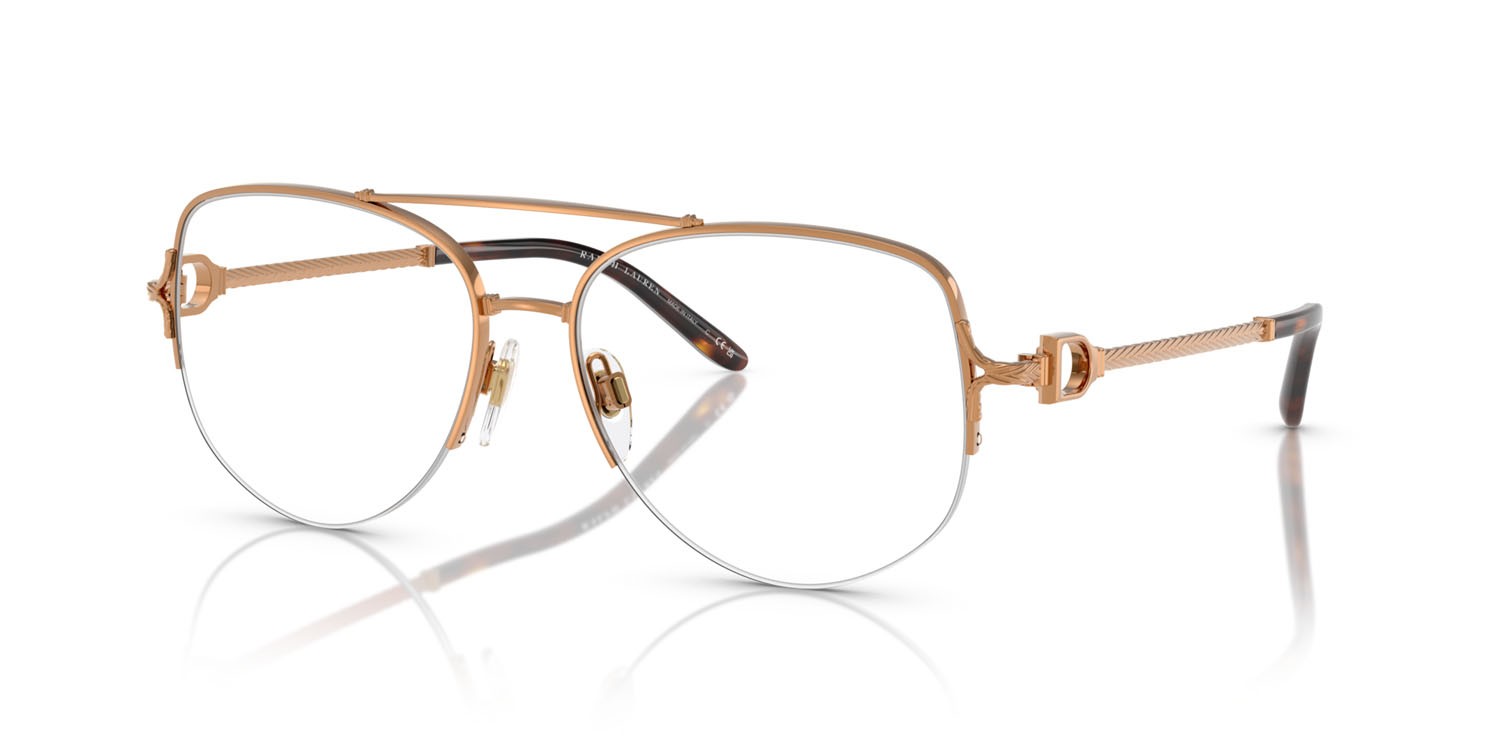 Occhiali da vista Ralph Lauren RL 5127 (9449) colore oro anticato brillante forma aviator lenti lente demo